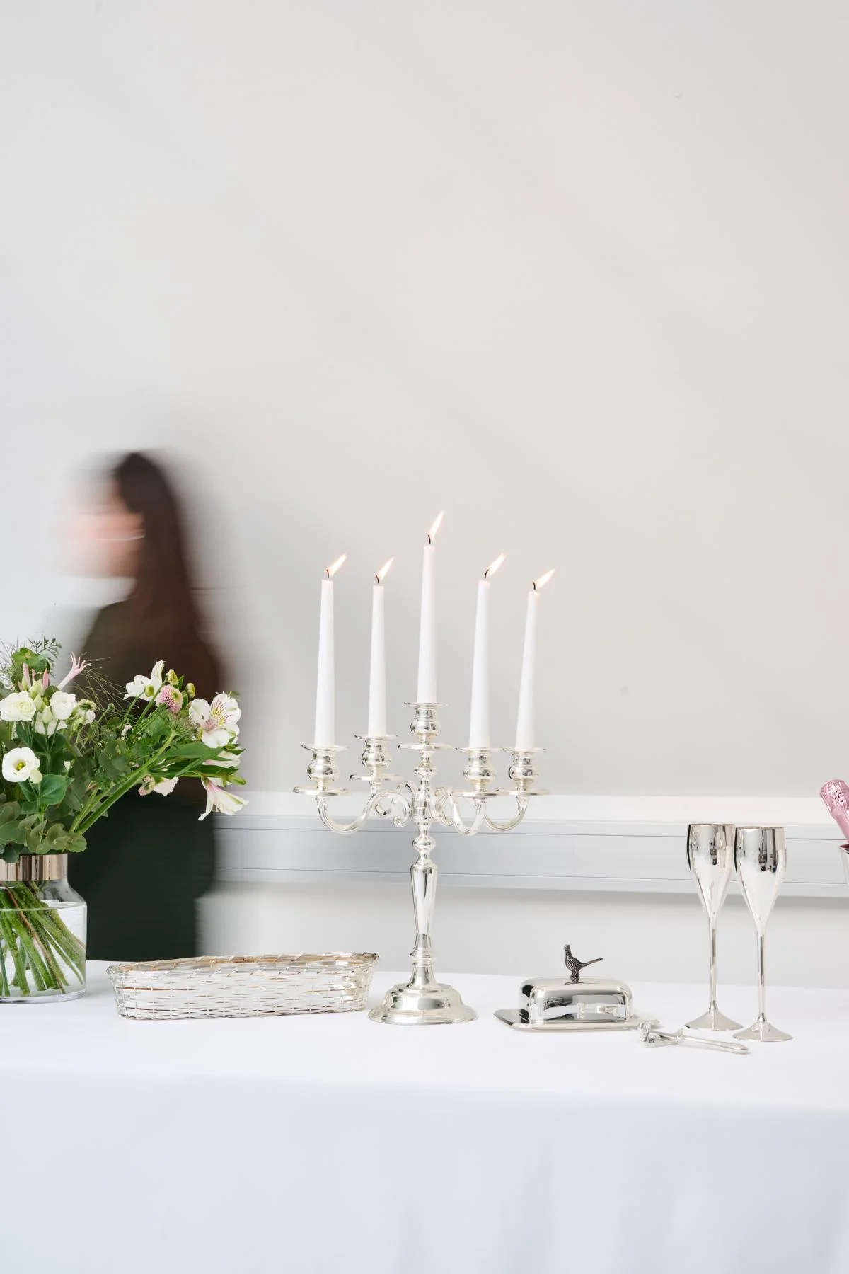 Sektkelch Dodo (Höhe 23 cm, Füllmenge 200 ml), glatt, edel versilbert Sektkelch Dodo (Höhe 23 cm, Füllmenge 200 ml), glatt, edel versilbert