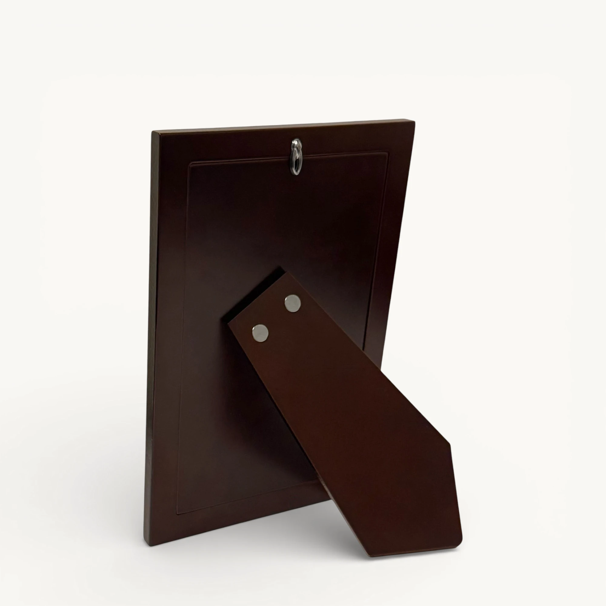 Fotorahmen Serino (10x15 cm), edel versilbert, anlaufgeschützt, mit Holzdekor-Rücken