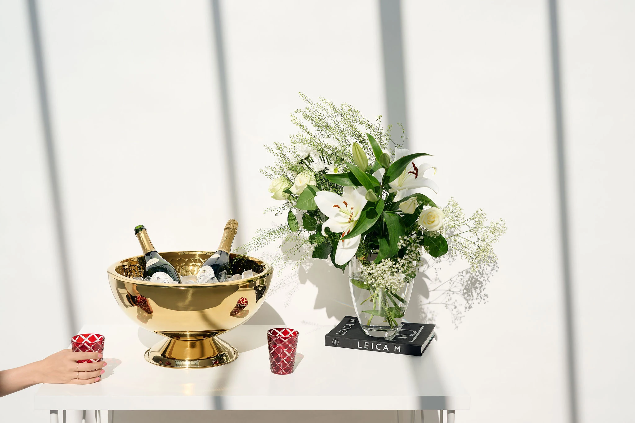 6er-Set Kristallgläser Dio (Höhe 10 cm, Füllmenge 230 ml), rubinrot, handgeschliffenes Glas 6er-Set Kristallgläser Dio (Höhe 10 cm, Füllmenge 230 ml), rubinrot, handgeschliffenes Glas
