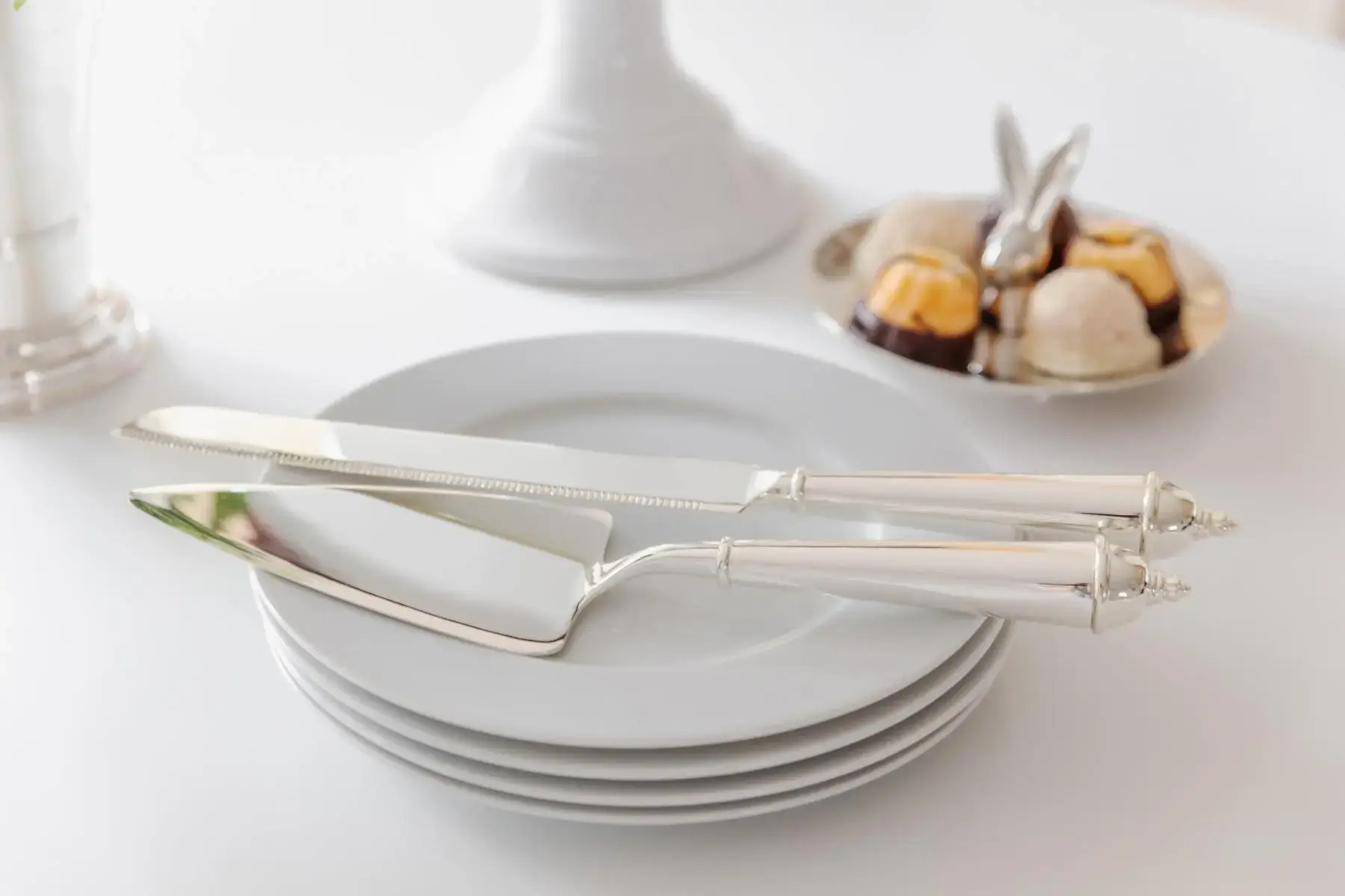 Angelaufenes Silberbesteck vor der Reinigung