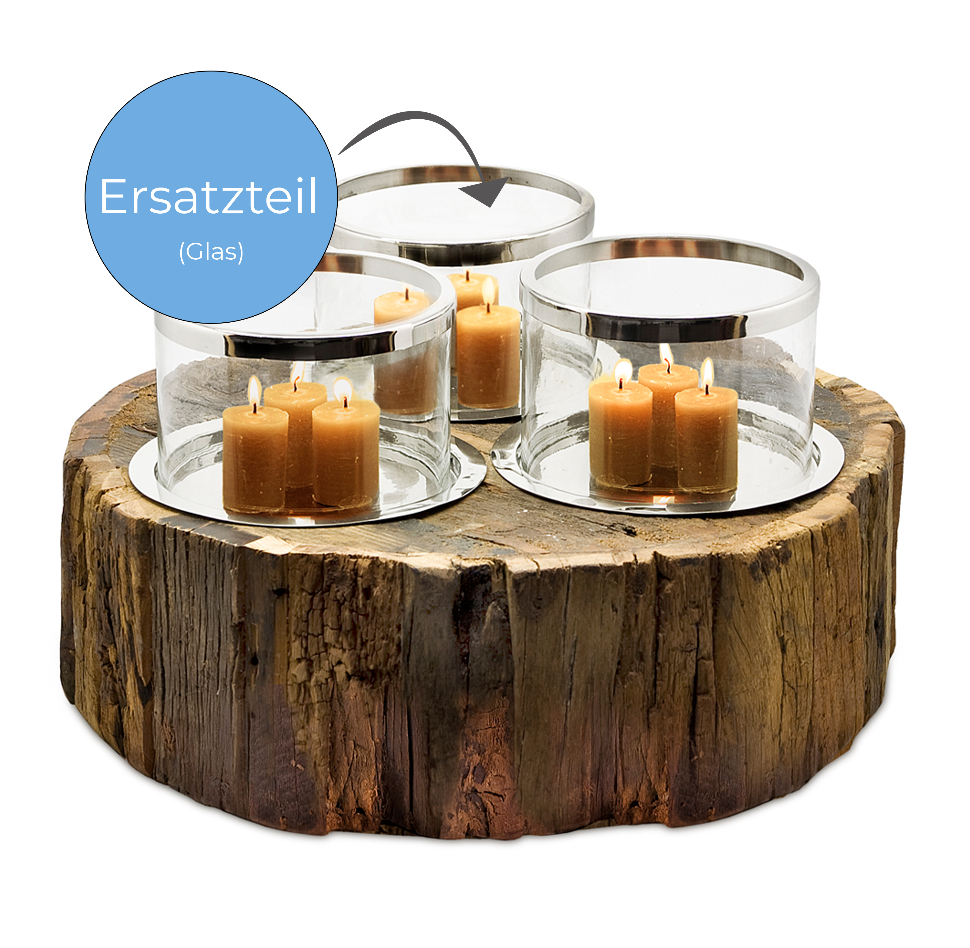 Ersatzglas für 7457*