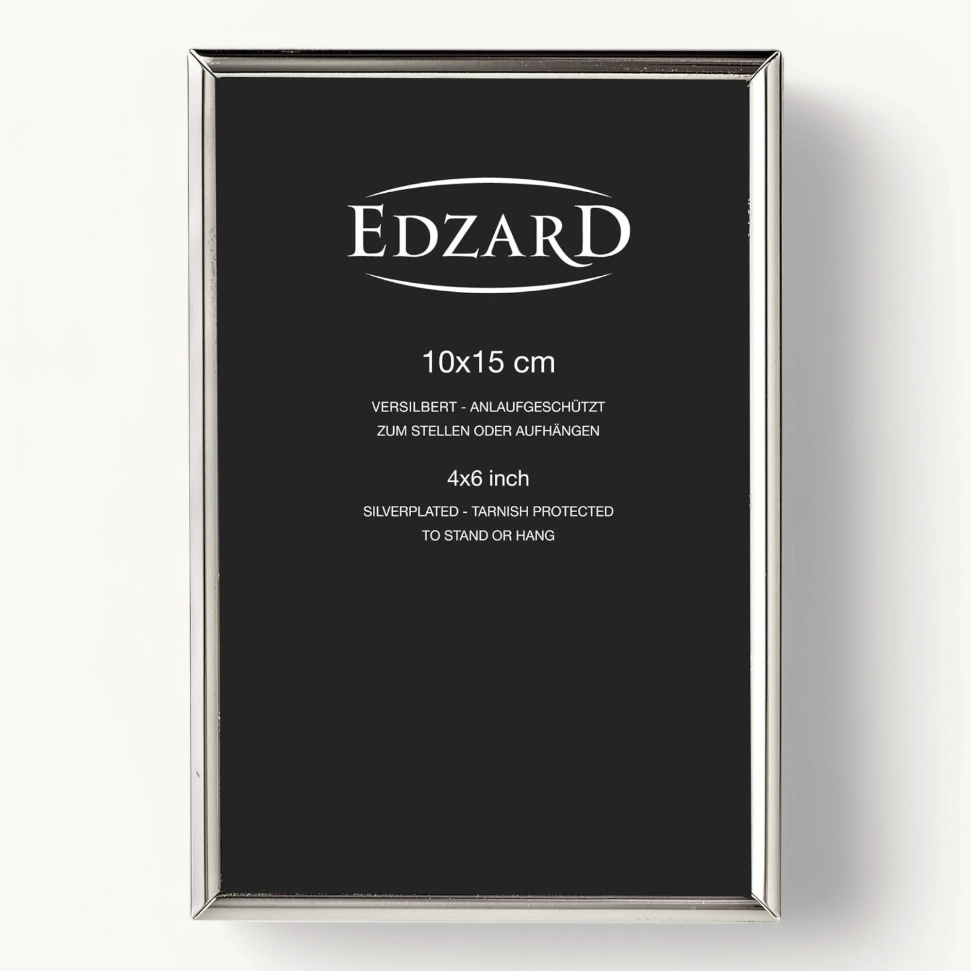 Bilderrahmen Genua (10x15 cm), edel versilbert, anlaufgeschützt