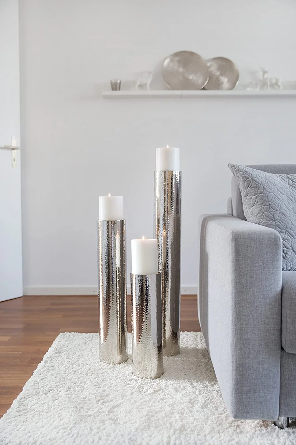 SALE Dauerkerze Cornelius Pine (Höhe 15 cm, ø 12 cm), weiß, Teelichthalter hitzebeständig 90° SALE Dauerkerze Cornelius Pine (Höhe 15 cm, ø 12 cm), weiß, Teelichthalter hitzebeständig 90°