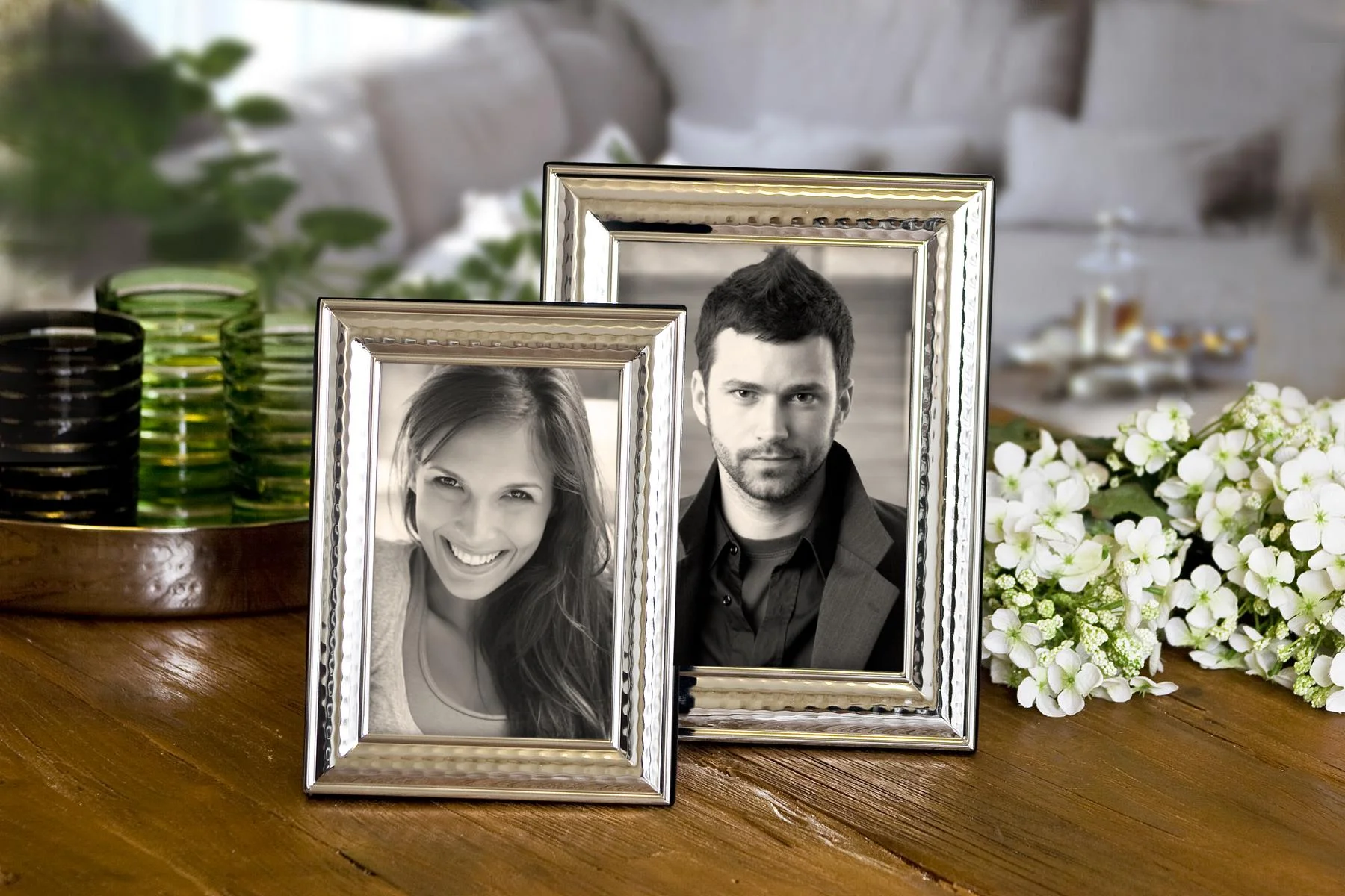 Bilderrahmen Urbino (10x15 cm), edel versilbert, anlaufgeschützt, 2 Aufhänger Bilderrahmen Urbino (10x15 cm), edel versilbert, anlaufgeschützt, 2 Aufhänger