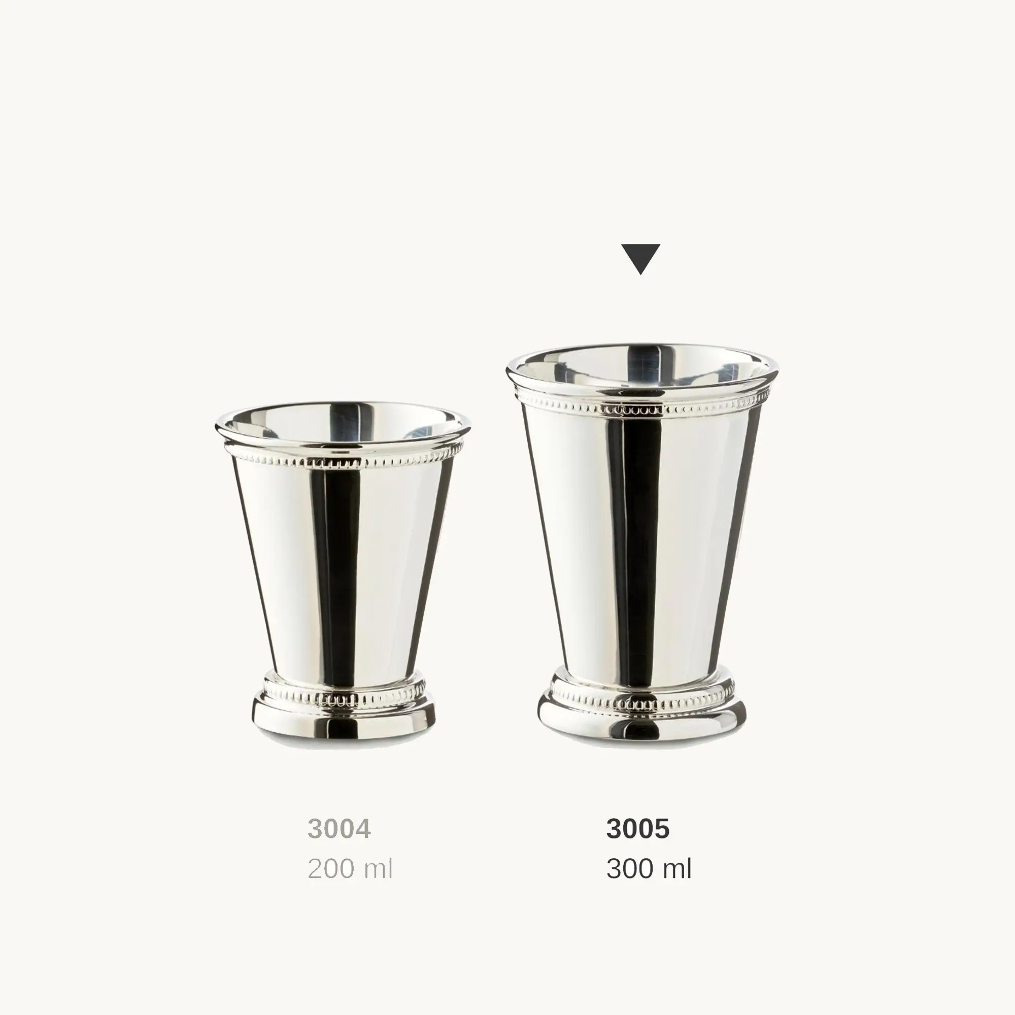 Vase Perla  (Höhe 11 cm, Ø 9 cm), silberfarben, mit Perlenrand, schwerversilbert