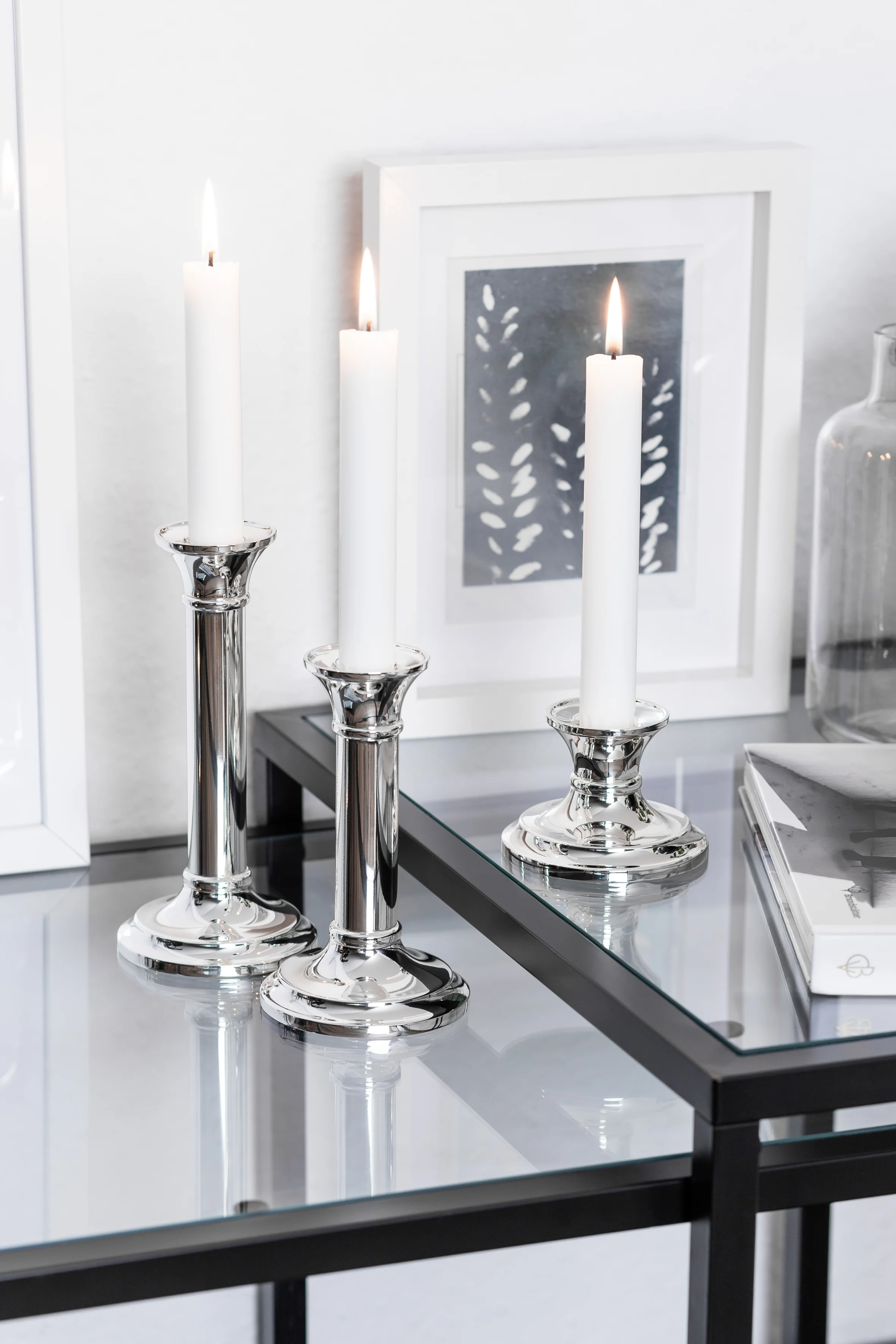 Kerzenleuchter Fiona (Höhe 15 cm), silberfarben, edel versilbert, anlaufgeschützt, für Stabkerze Kerzenleuchter Fiona (Höhe 15 cm), silberfarben, edel versilbert, anlaufgeschützt, für Stabkerze