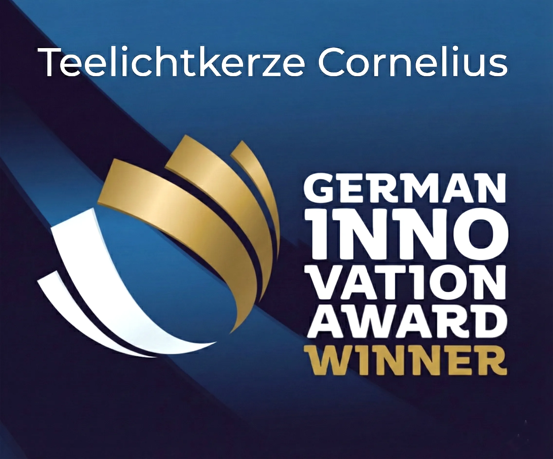 Dauerkerze Cornelius Doppel Pine (Höhe 9 cm, Ø 8 cm), weiß, hitzebeständig bis 90°