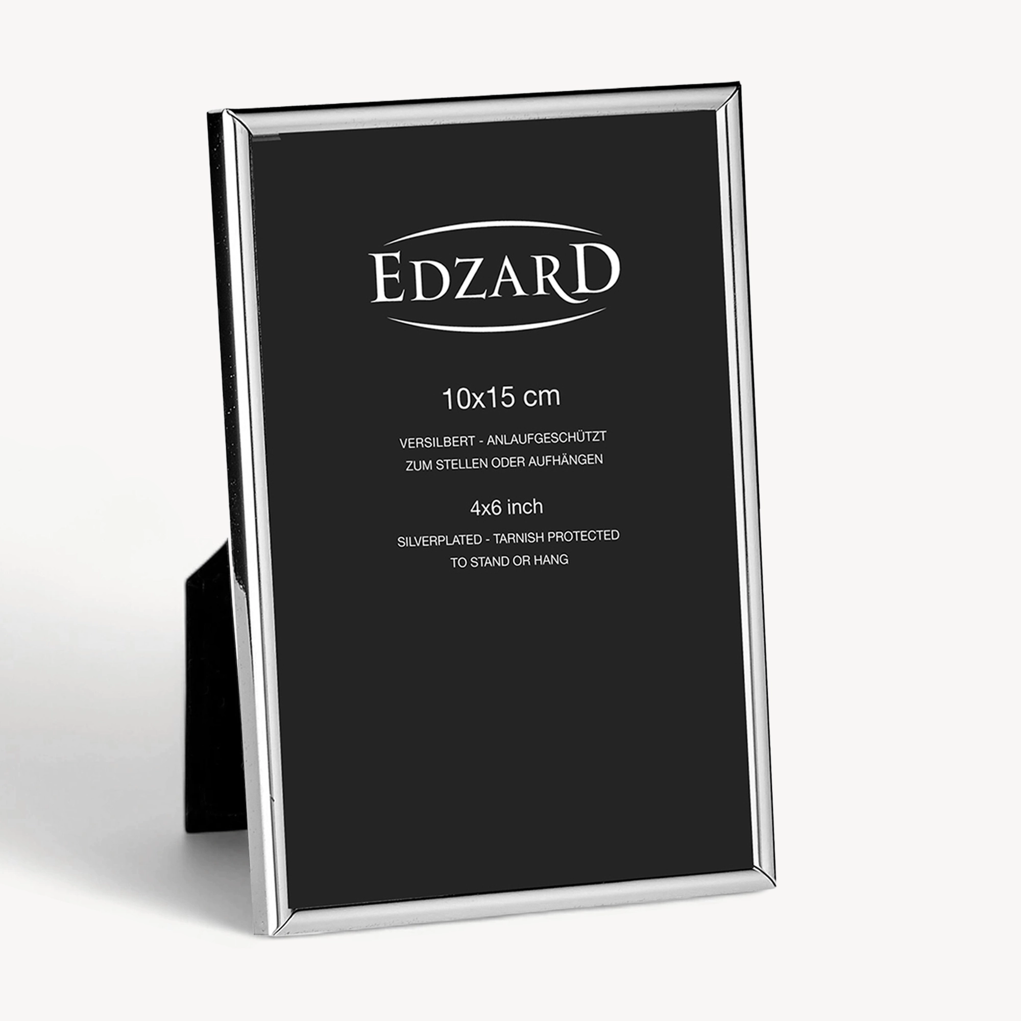 Bilderrahmen Genua (10x15 cm), edel versilbert, anlaufgeschützt