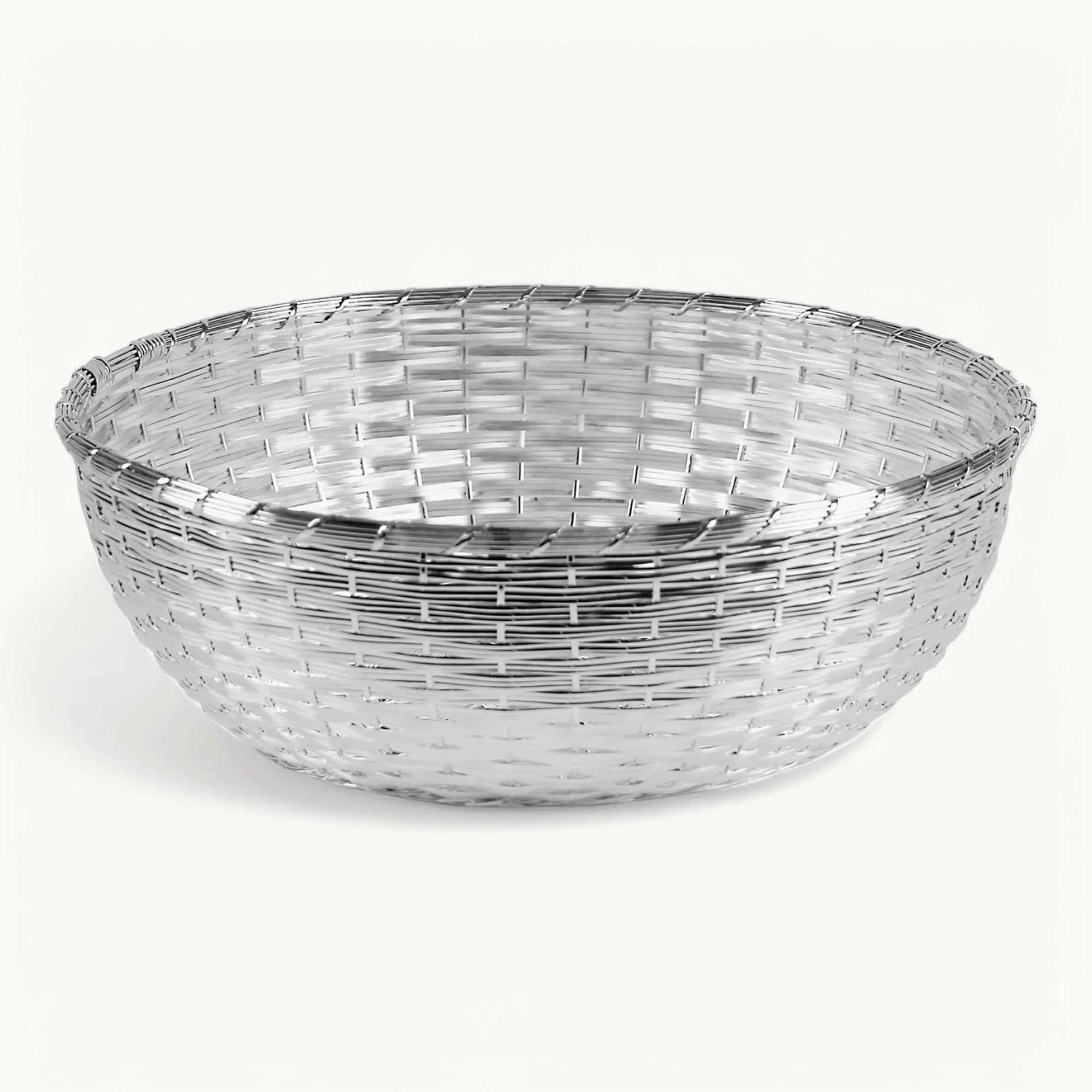 Brotkorb Basso (Ø 26cm), rund, edel versilbert, anlaufgeschützt
