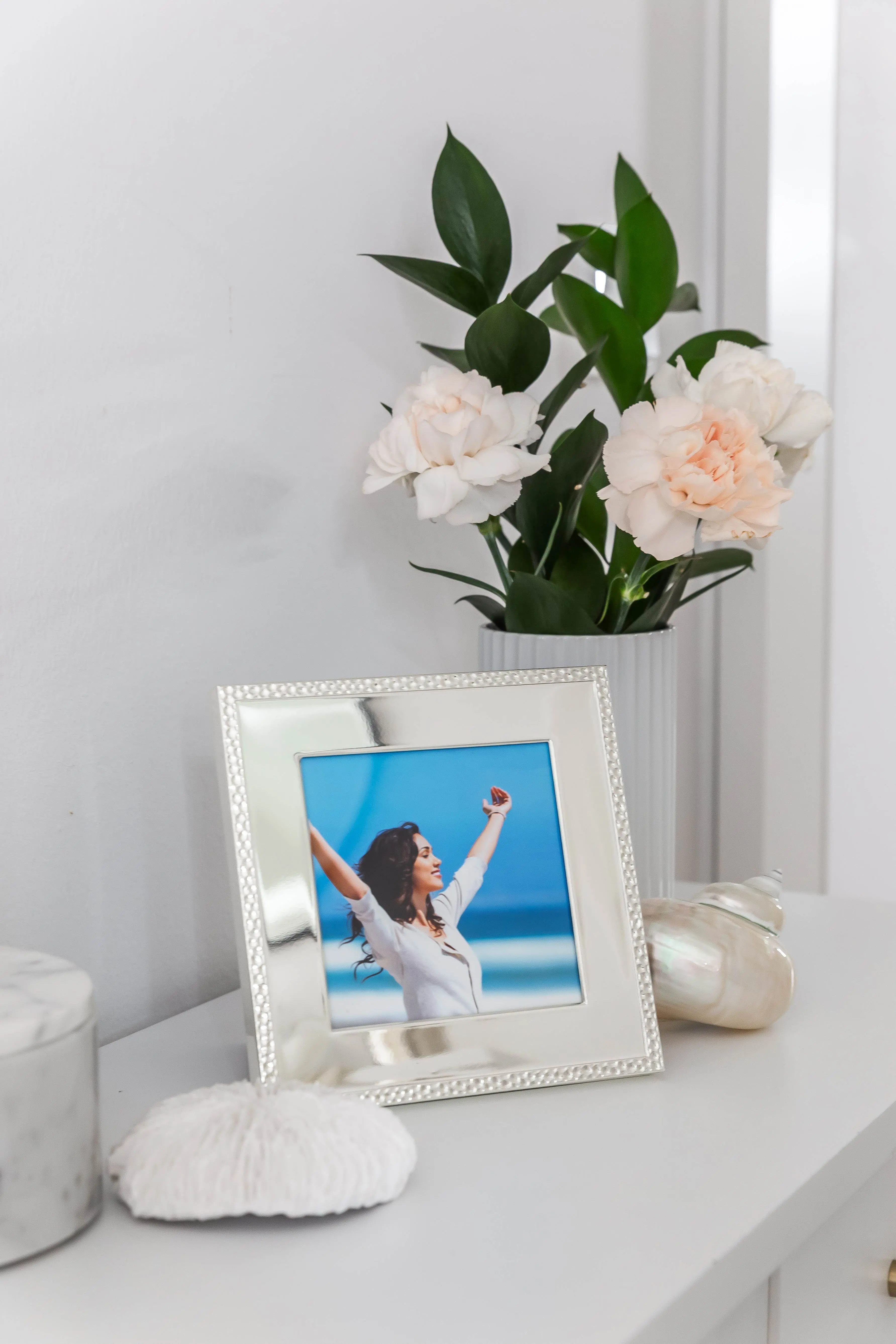 Bilderrahmen Avellino (10x10 cm), edel versilbert, anlaufgeschützt