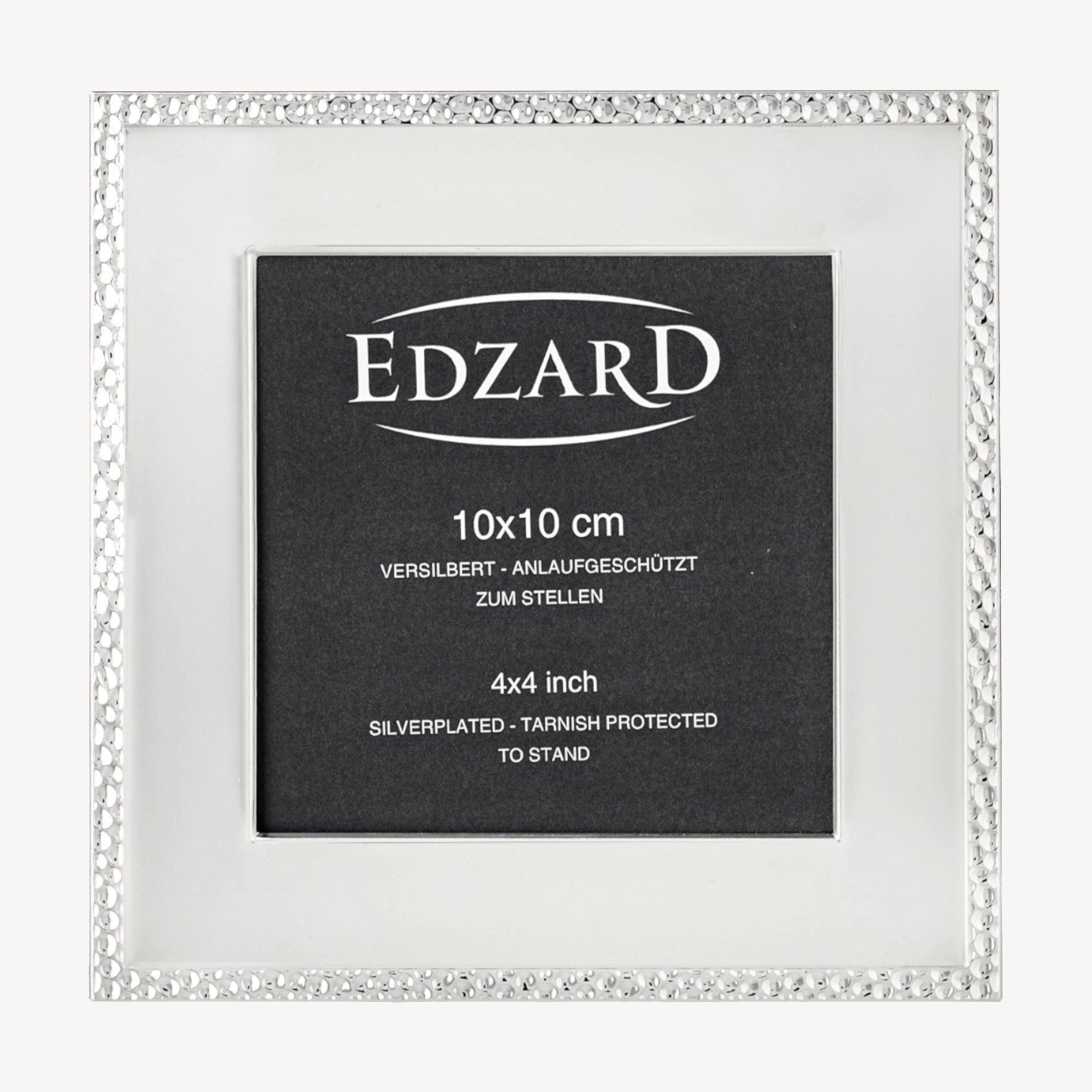 Bilderrahmen Avellino (10x10 cm), edel versilbert, anlaufgeschützt