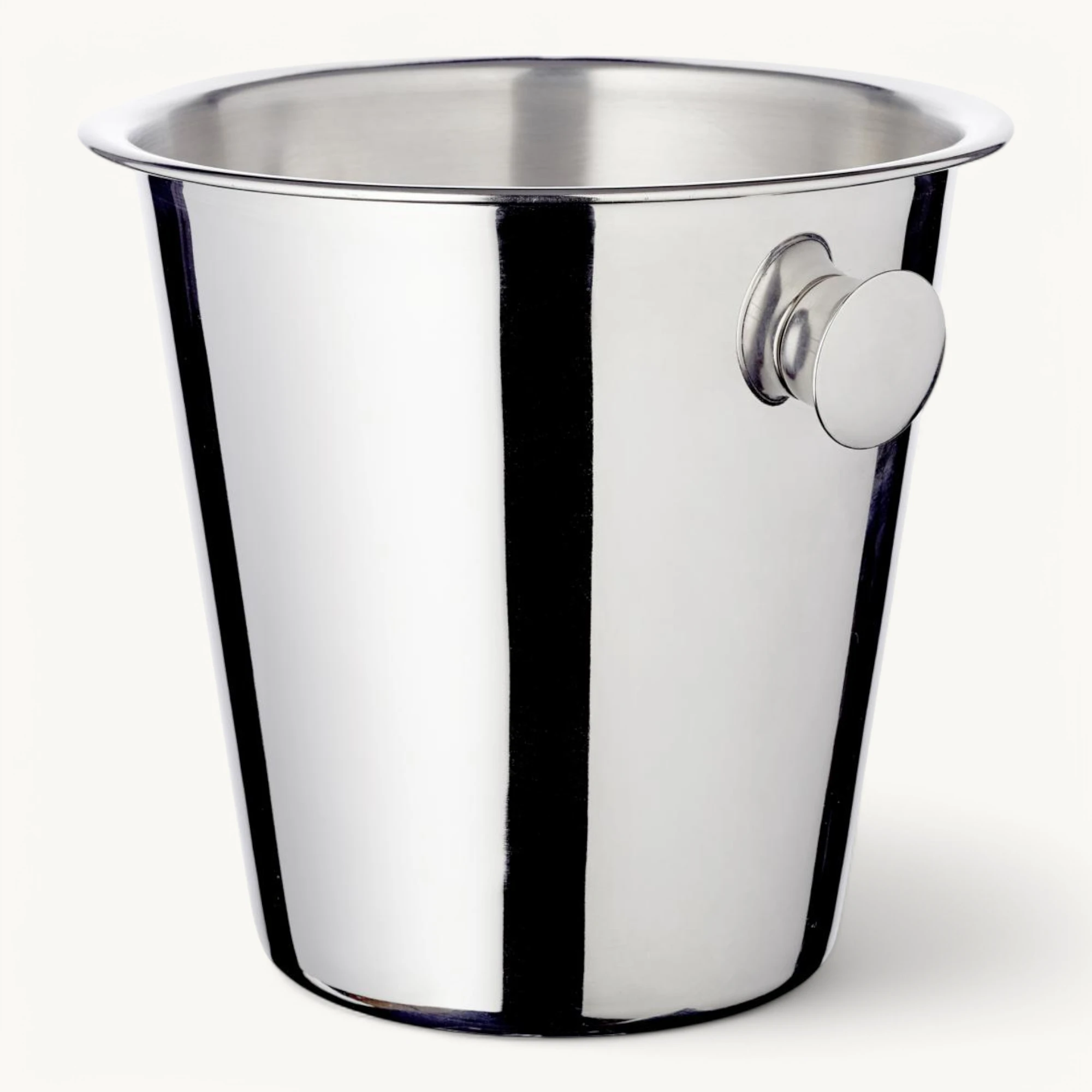 Flaschenkühler Joey (Höhe 22 cm, Ø 12 cm), mit Griffen, Edelstahl, hochglanzpoliert Flaschenkühler Joey (Höhe 22 cm, Ø 12 cm), mit Griffen, Edelstahl, hochglanzpoliert