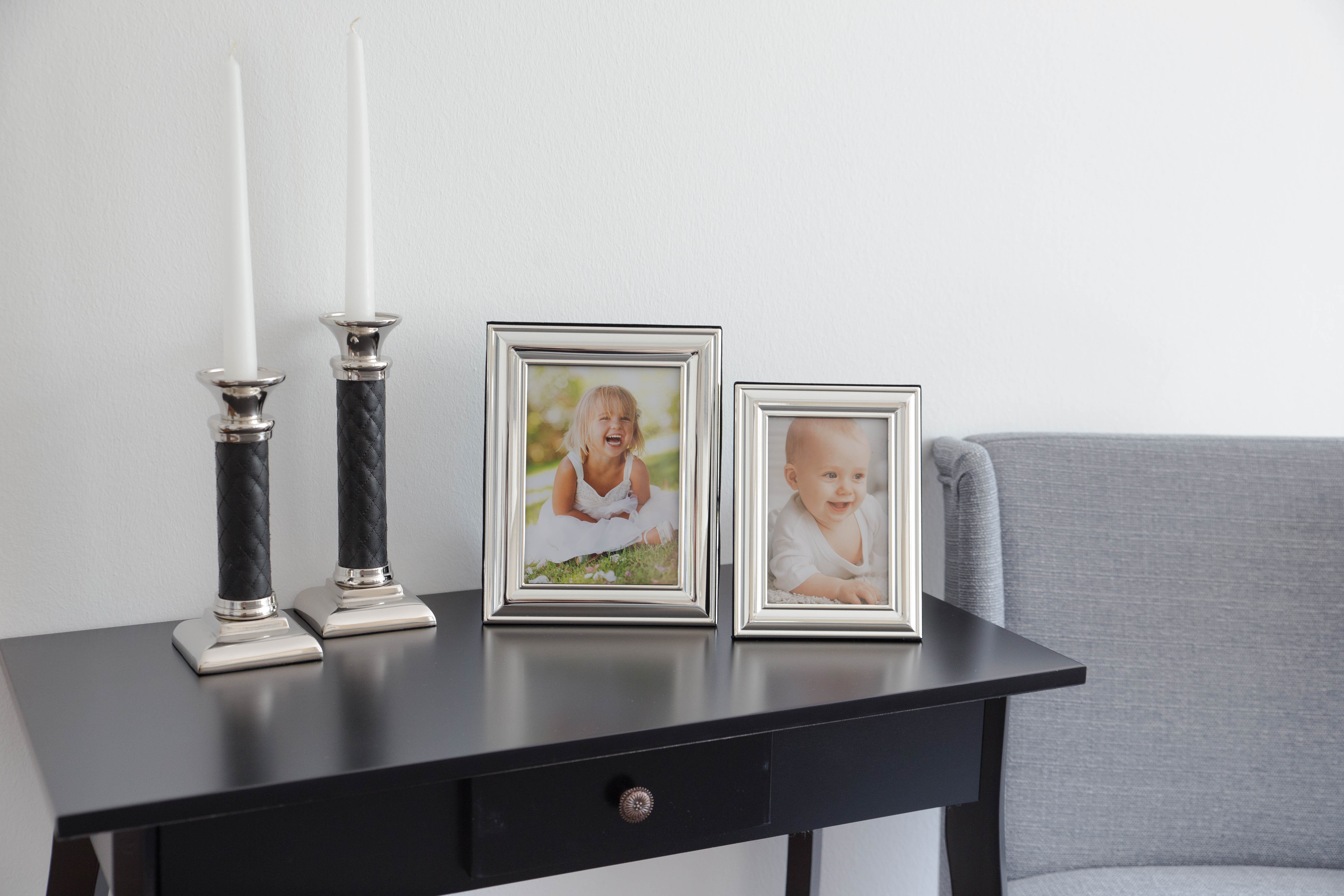 Bilderrahmen Terni (9x13 cm), edel versilbert, anlaufgeschützt