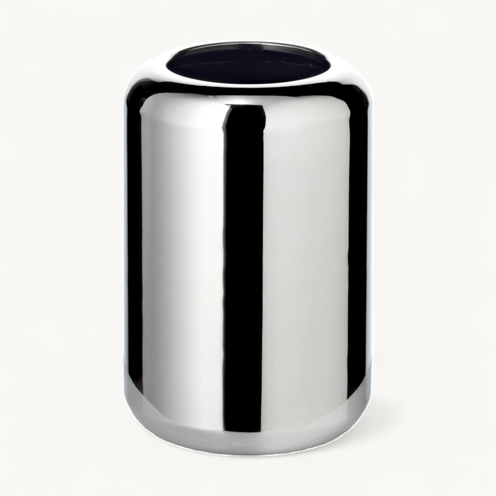 Vase Lunaria (Höhe 15 cm, Ø 10 cm), silberfarben,  Edelstahl Vase Lunaria (Höhe 15 cm, Ø 10 cm), silberfarben,  Edelstahl