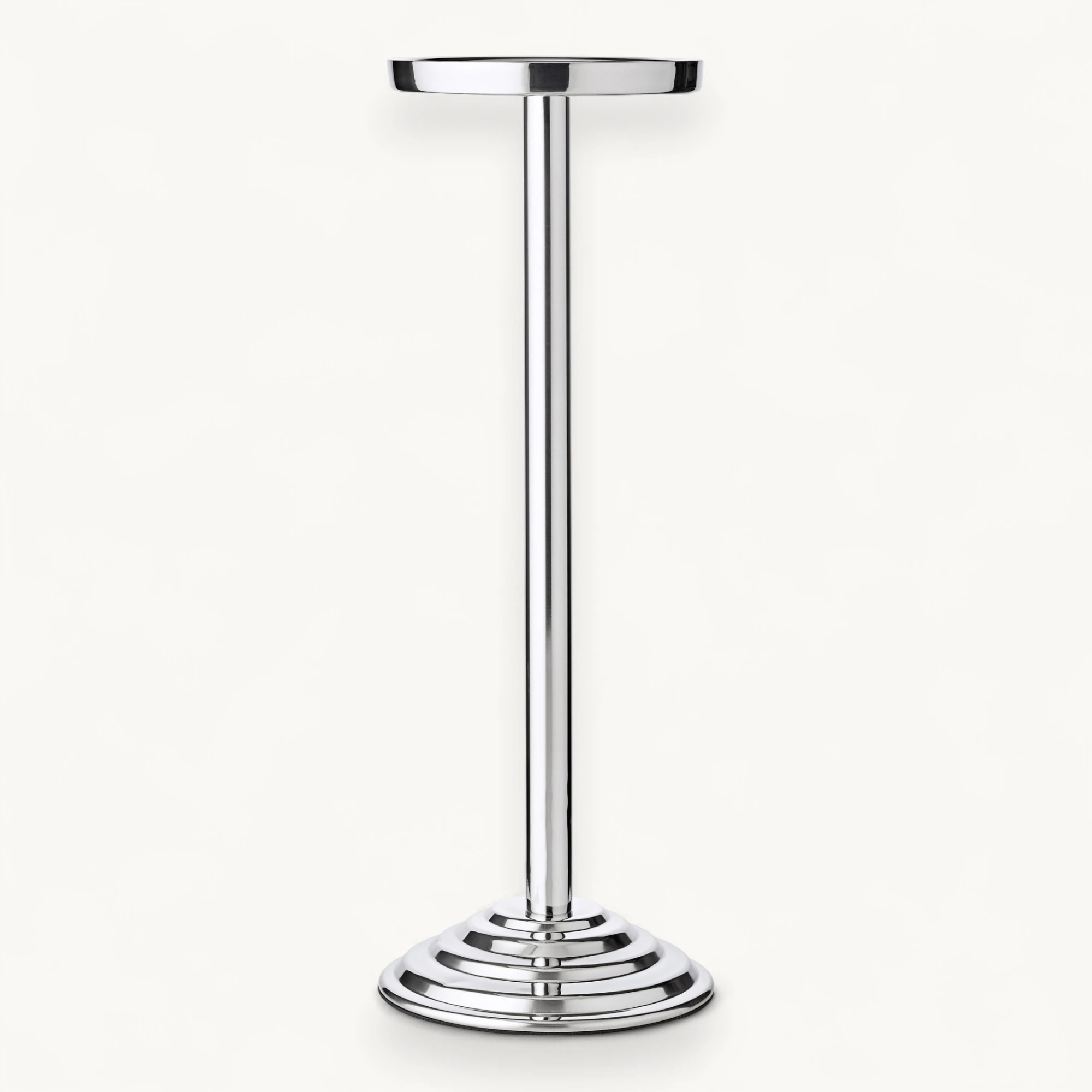 Flaschenkühler Capri (Höhe 83 cm, Ø 23 cm) inkl. Ständer, gemustert, Edelstahl, hochglanzpoliert