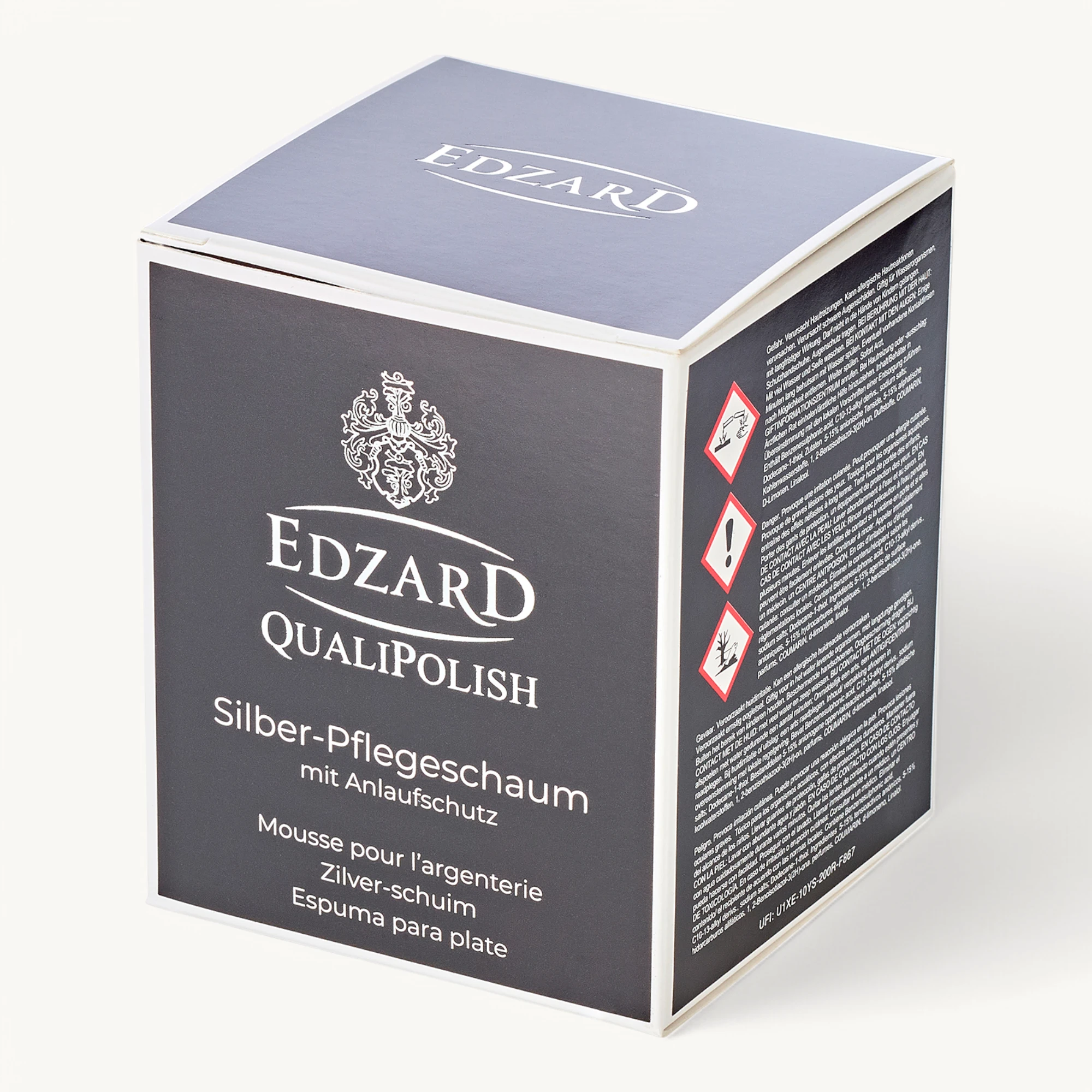 QualiPolish® Silber-Pflegeschaum mit Anlaufschutz, Inhalt 200 Gramm QualiPolish® Silber-Pflegeschaum mit Anlaufschutz, Inhalt 200 Gramm