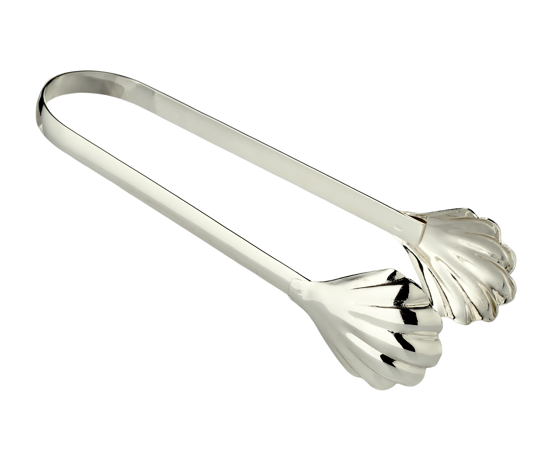 Eiszange Vongola (Länge 15 cm),  Edelstahl Servierzange für Eis