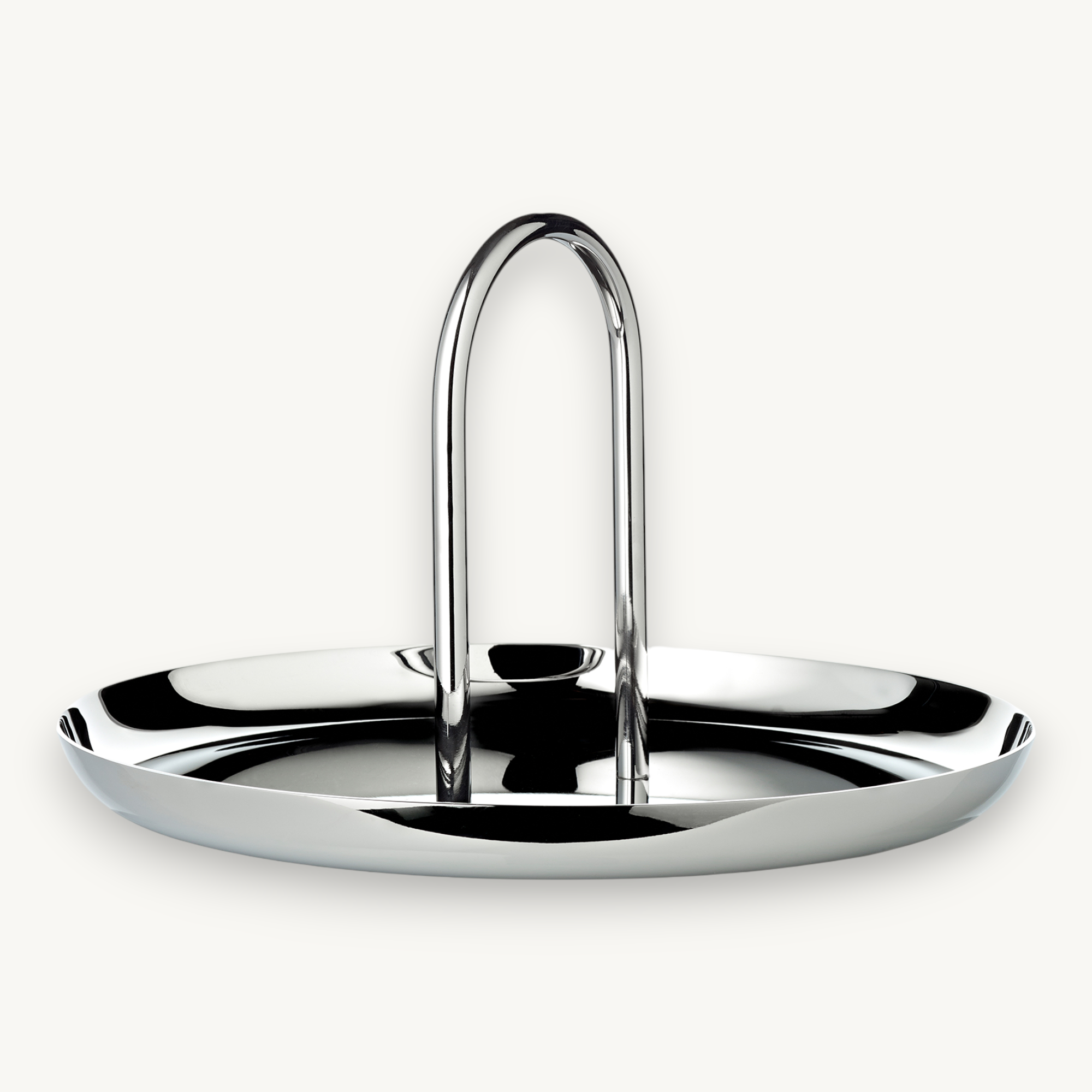 Serviertablett Apus (Ø 21 cm), Edelstahl hochglanzpoliert