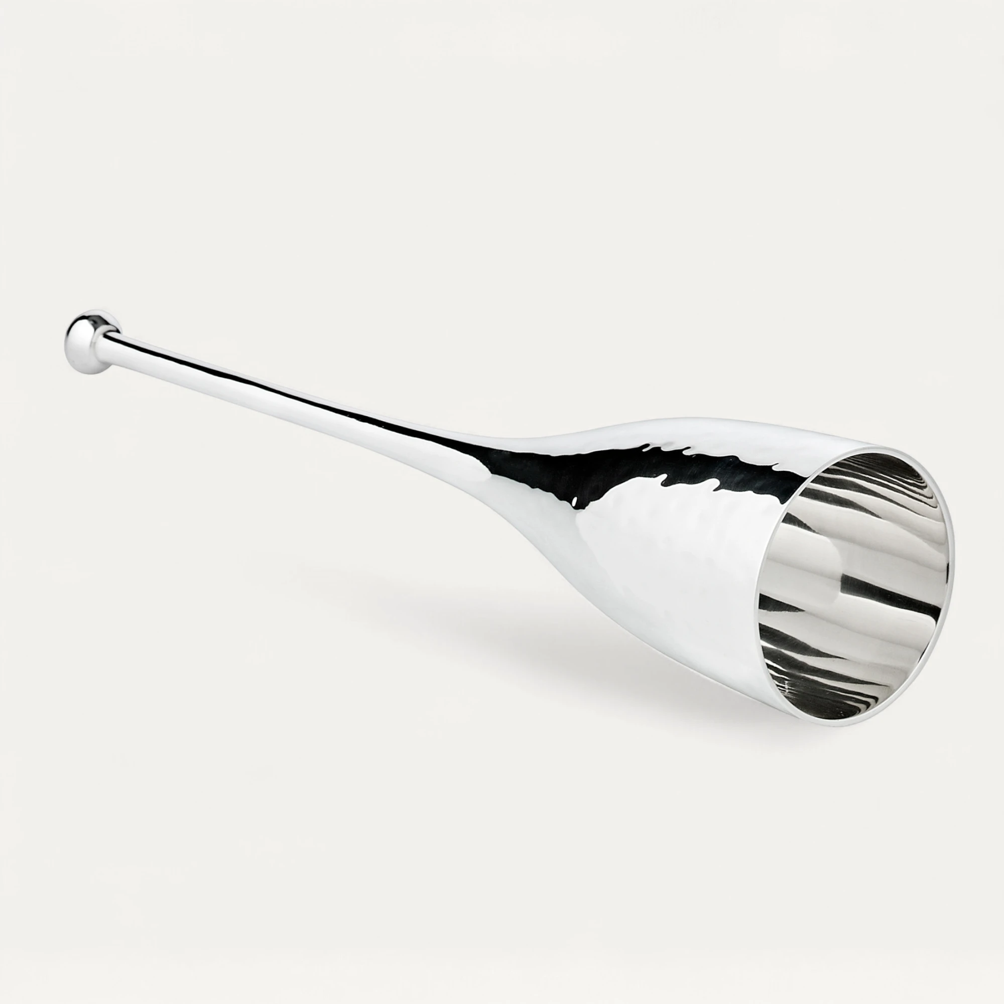 4er-Set Sektkelch Didi (Höhe 23 cm, Füllmenge 200 ml), gehämmert, edel versilbert