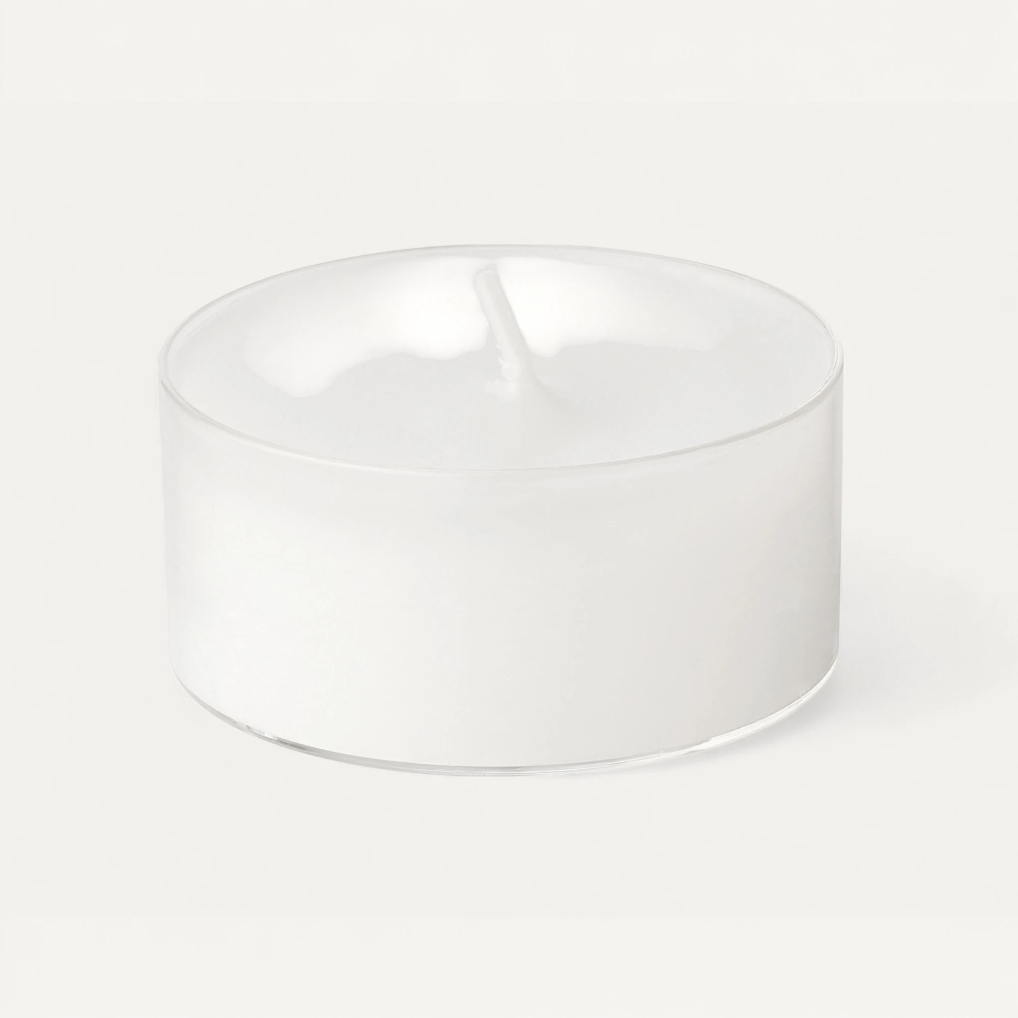 Windlicht Molly 2er-Set (Höhe 6 cm, Durchmesser 7 cm), mundgeblasenes Kristallglas mit Platinrand, Plus 30 Teelichter