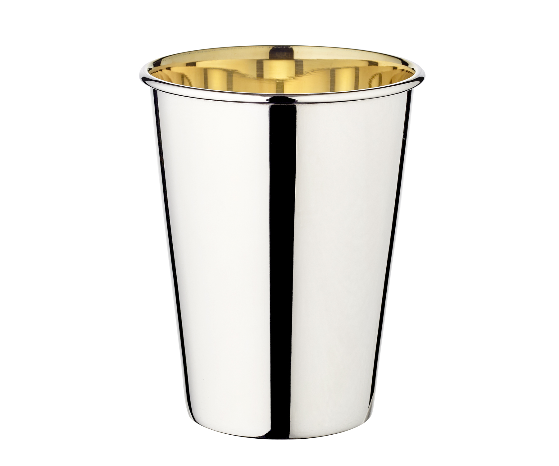 SALE Trinkbecher Salta (12 cm, Füllmenge 300 ml), innen Goldfinish, schwerversilbert