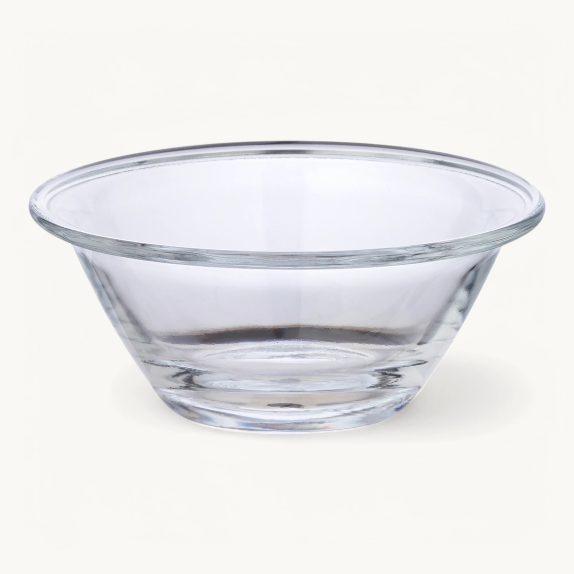 Kaviarschale Palma mit Glaseinsatz, schwerversilbert, Durchmesser 19 cm