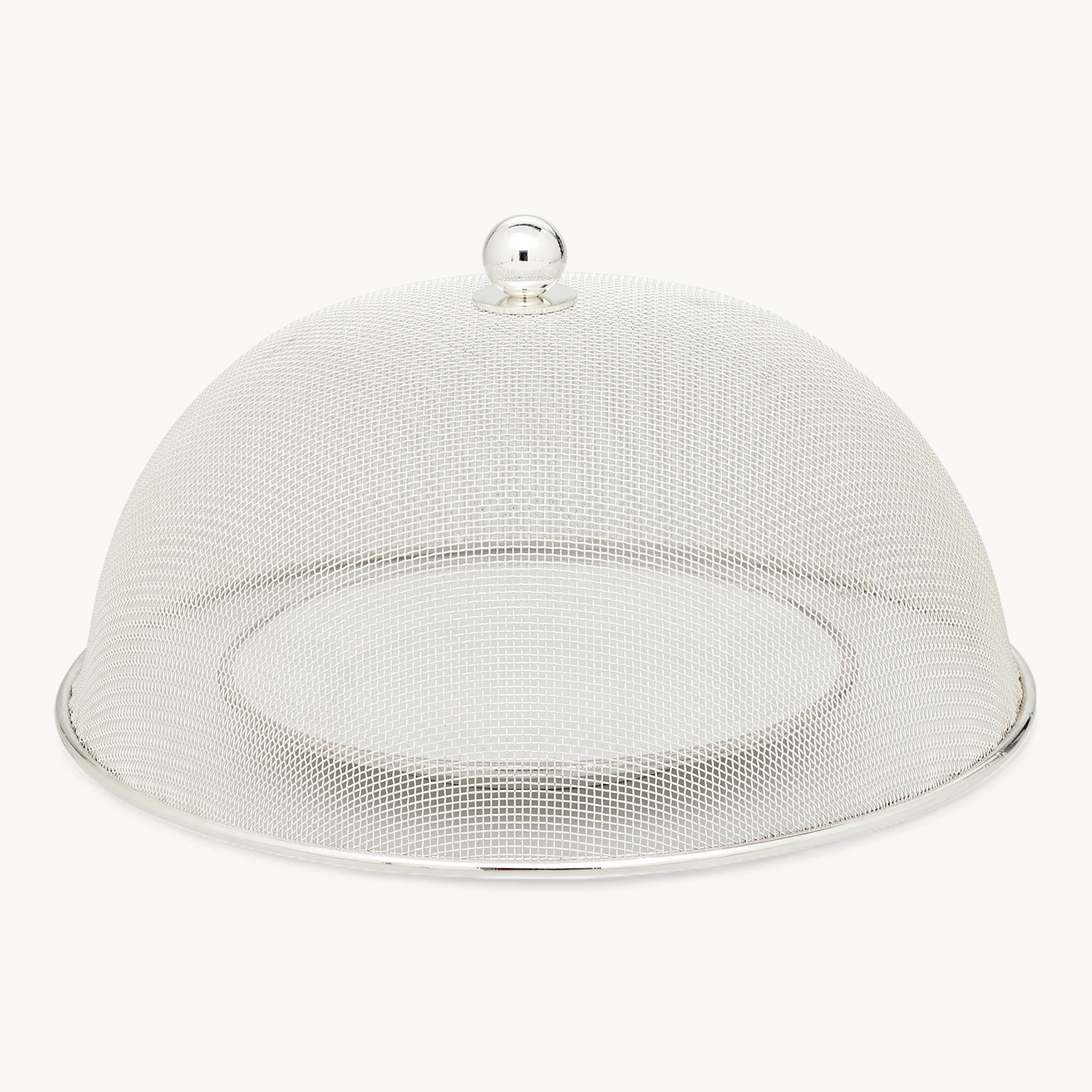 Schutzhaube Classic (ø 30 cm, H 16 cm), edel versilbert, anlaufgeschützt, Speiseschirm Fliegenhaube