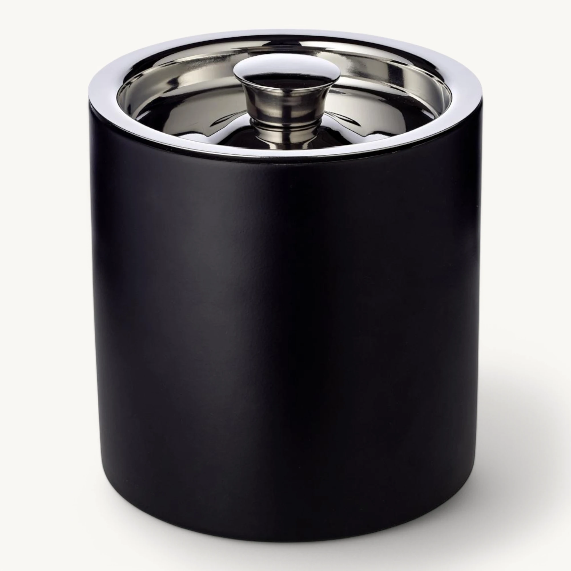 2. Wahl Eiseimer Pearl, mit Deckel und Eiszange, H 16 cm, ø 15 cm, außen matt schwarz 2. Wahl Eiseimer Pearl, mit Deckel und Eiszange, H 16 cm, ø 15 cm, außen matt schwarz