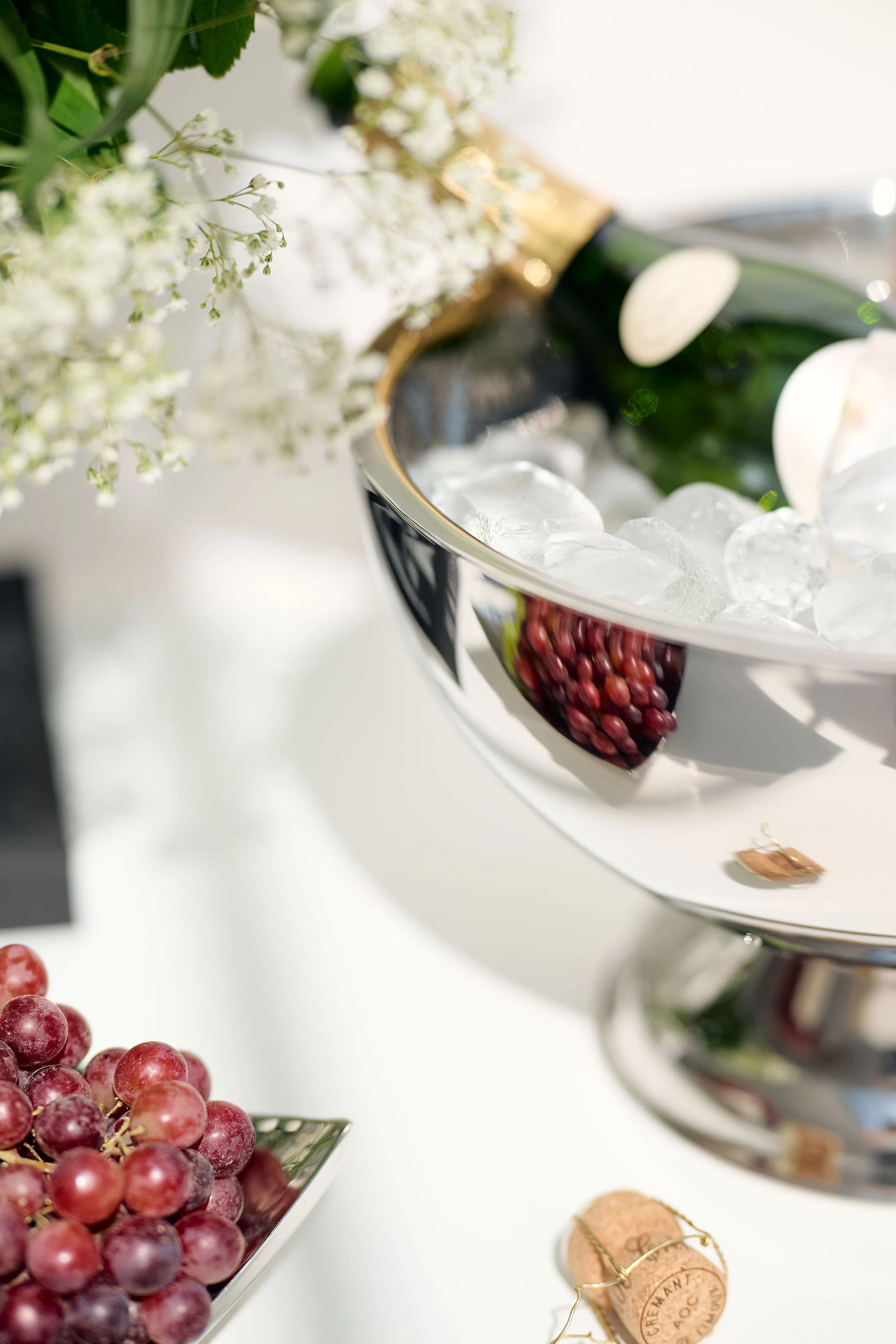 Flaschenkühler Cadiz (Höhe 24 cm, Ø 43 cm), Edelstahl, hochglanzpoliert, doppelwandig Flaschenkühler Cadiz (Höhe 24 cm, Ø 43 cm), Edelstahl, hochglanzpoliert, doppelwandig