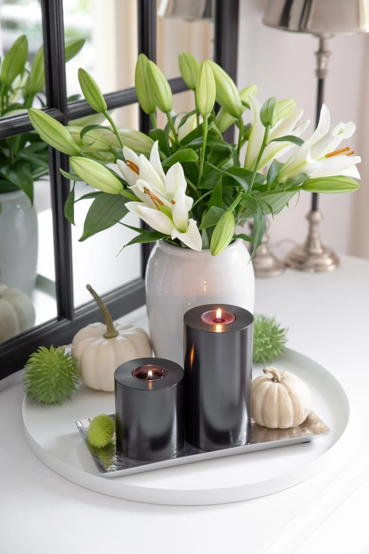 Dauerkerze Cornelius (Höhe 15 cm, Ø 8 cm) Schwarz, Teelichthalter hitzebeständig bis 90 Grad Dauerkerze Cornelius (Höhe 15 cm, Ø 8 cm) Schwarz, Teelichthalter hitzebeständig bis 90 Grad