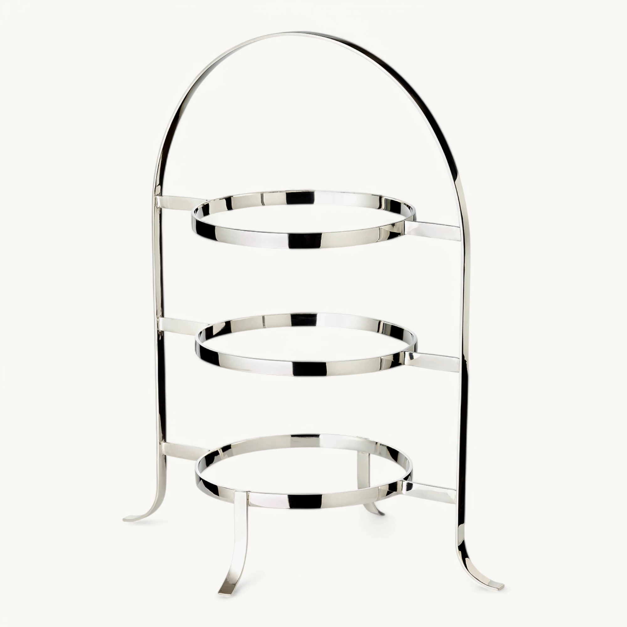 Telleretagere Sina (Höhe 43 cm) schwerversilbert, für 3 Teller ø 20 bis 28 cm
