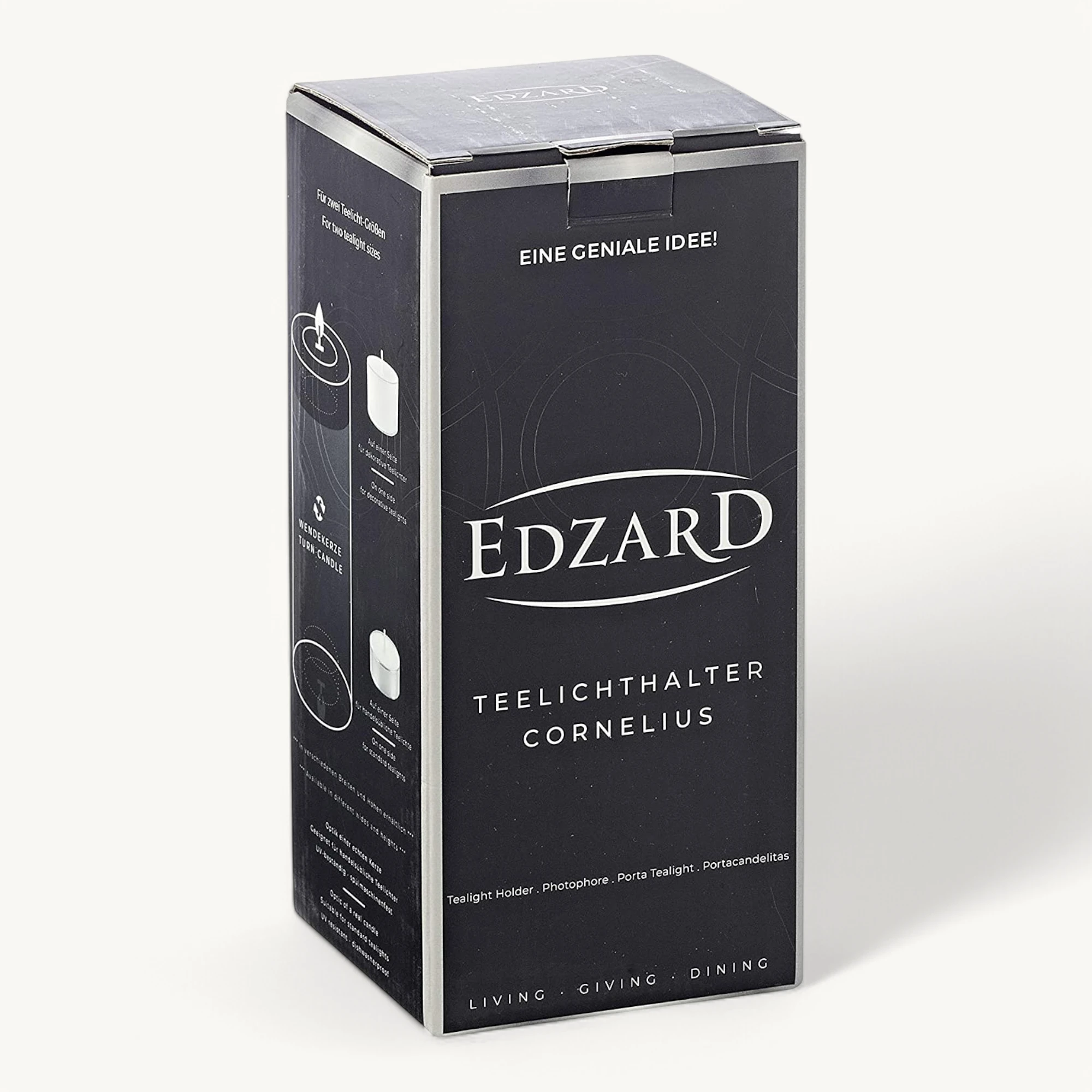 2. Wahl  Dauerkerze Cornelius Pine (Höhe 15 cm, ø 10 cm), weiß, Teelichthalter hitzebeständig 90° 2. Wahl  Dauerkerze Cornelius Pine (Höhe 15 cm, ø 10 cm), weiß, Teelichthalter hitzebeständig 90°