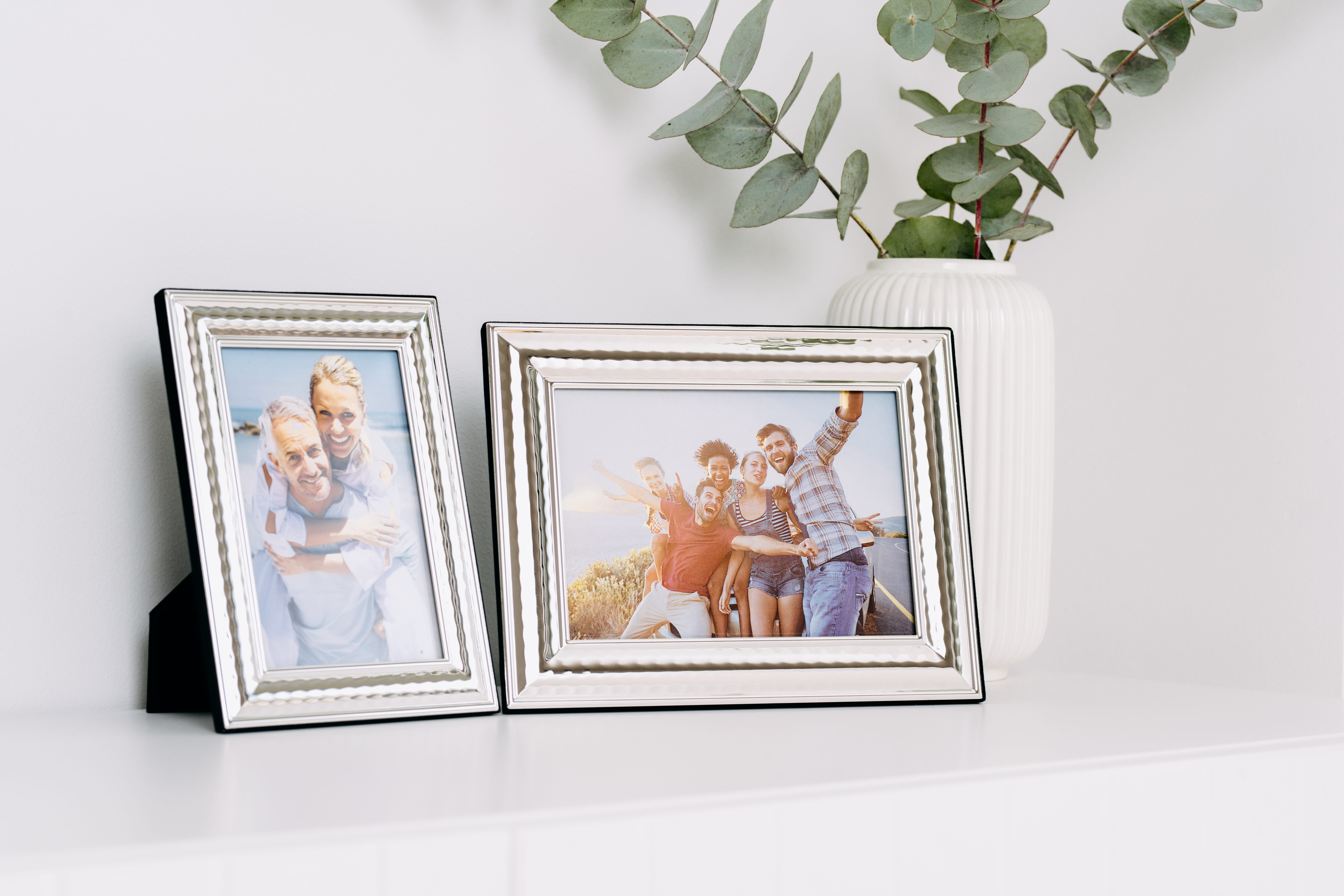 Bilderrahmen Urbino (9x13 cm), edel versilbert, anlaufgeschützt, 2 Aufhänger