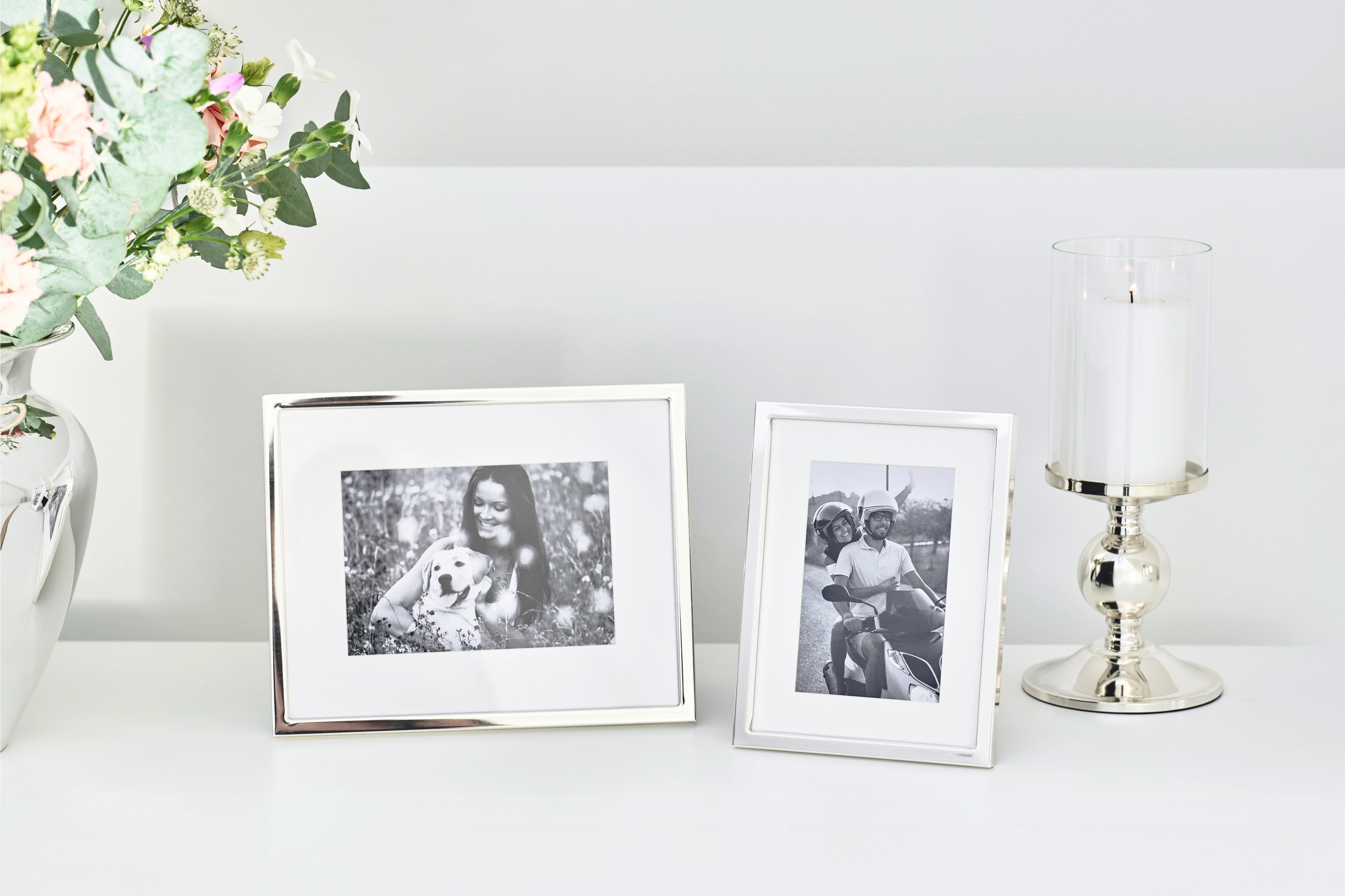 Kerzenleuchter Bamboo (Höhe 28,5 cm), edel versilbert Kerzenleuchter Bamboo (Höhe 28,5 cm), edel versilbert