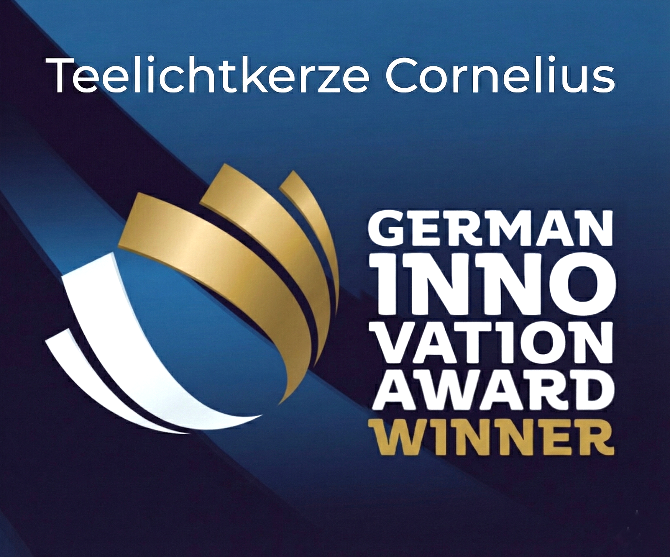 Set Teelichthalter Dauerkerze Cornelius, Höhe 15 cm, Durchmesser 8 cm, inkl. 50 Teelichter