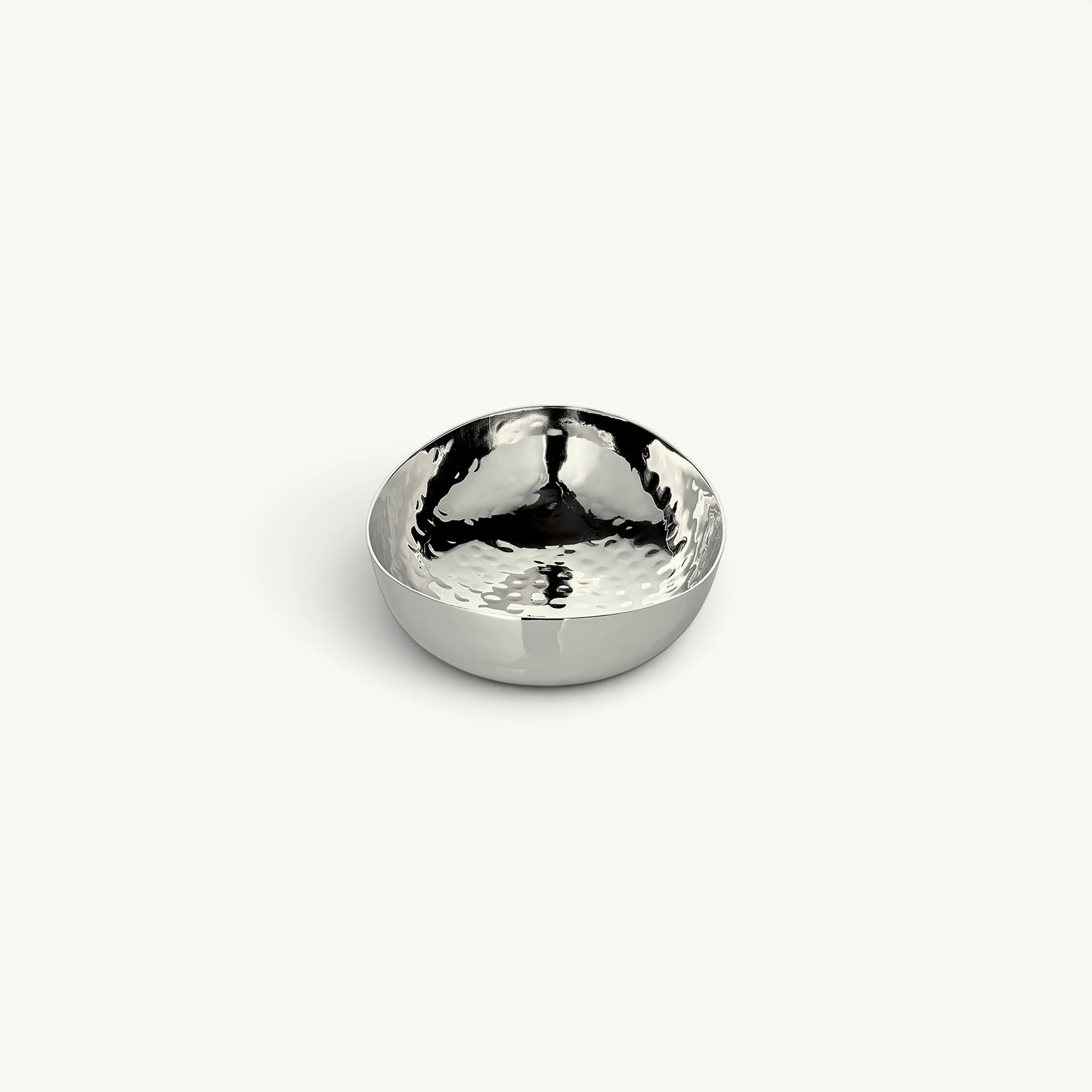 Schale Henrietta ( L 11,5 cm), Edelstahl vernickelt