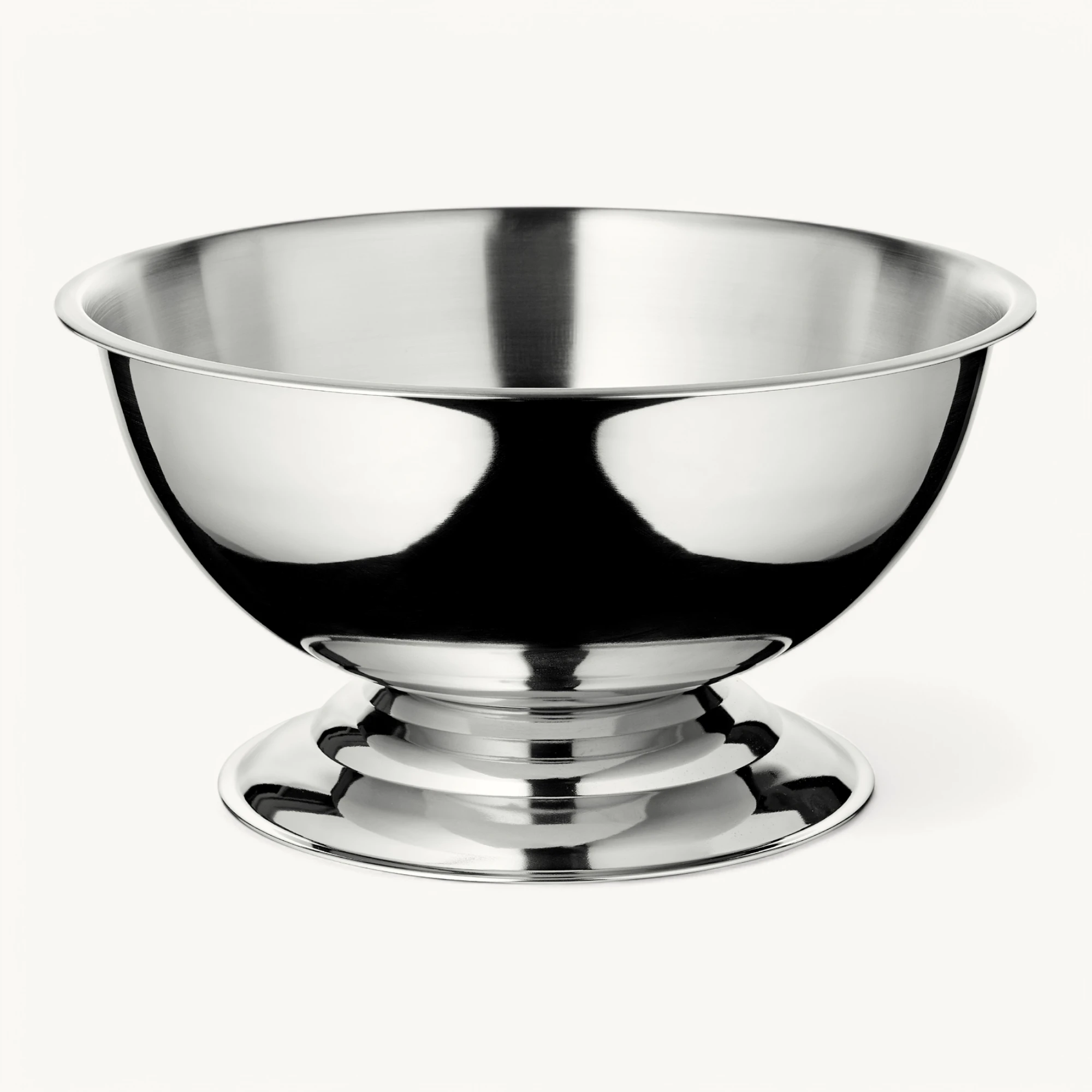 Flaschenkühler Cara (Höhe 21 cm, Ø 40 cm), Edelstahl, hochglanzpoliert