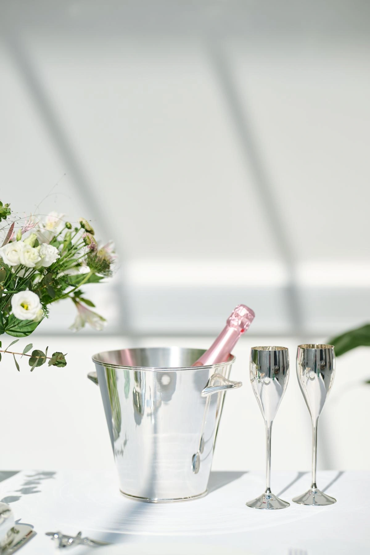 2. Wahl 4er Set Sektkelch Sektflöte Dodo, edel versilbert, Höhe 23 cm, Füllmenge 200 ml 2. Wahl 4er Set Sektkelch Sektflöte Dodo, edel versilbert, Höhe 23 cm, Füllmenge 200 ml