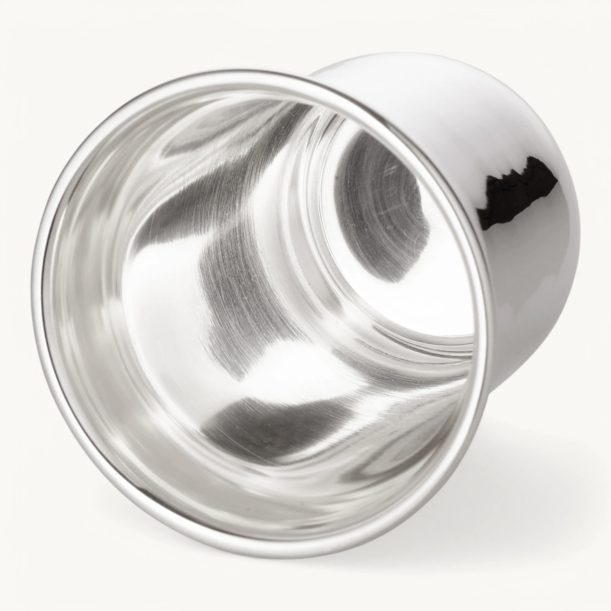 Schnapsbecher Cuno (Höhe 5 cm, Füllmenge 4 cl), schwerversilbert