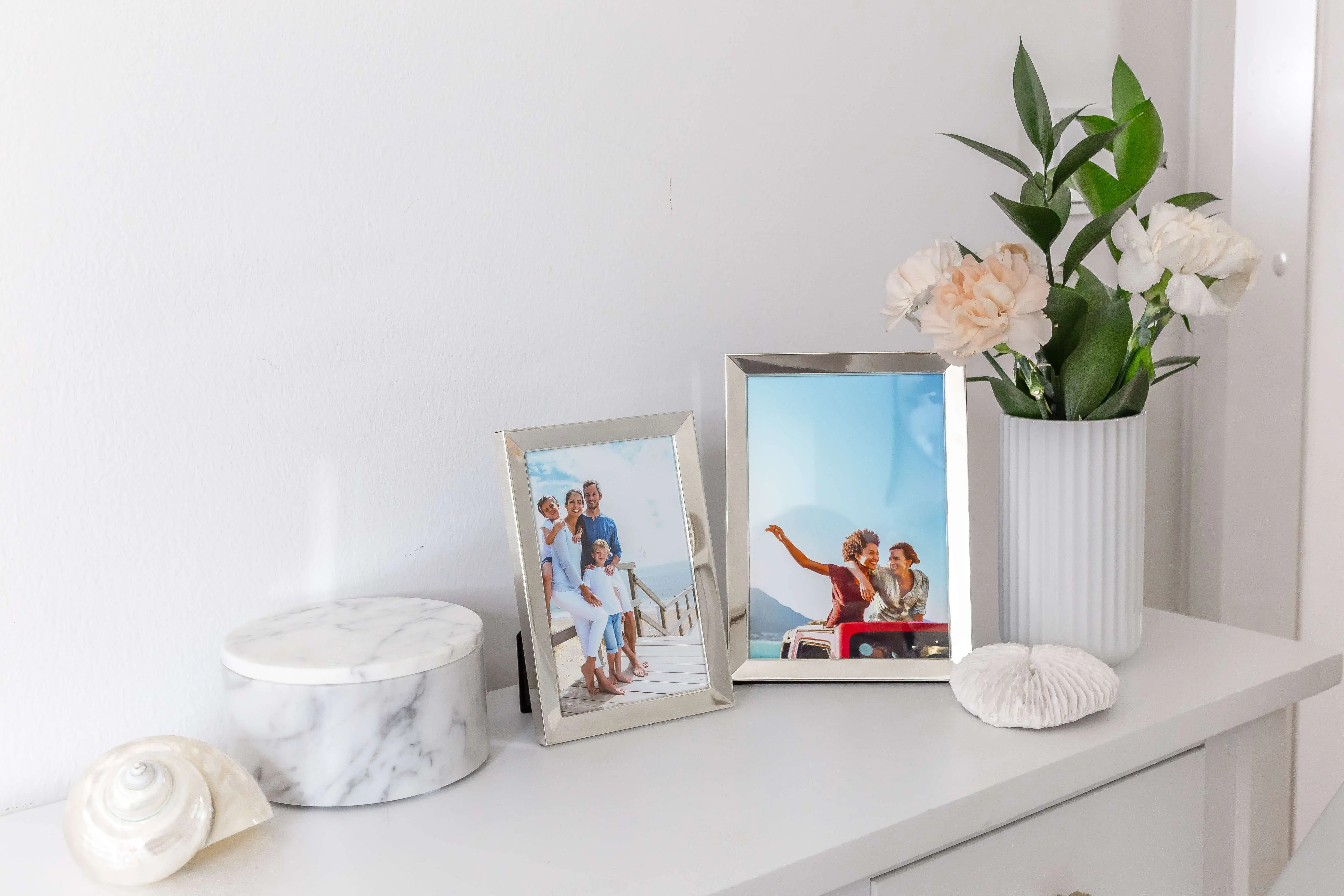 Bilderrahmen Livorno (10x15 cm), edel versilbert, anlaufgeschützt, 2 Aufhänger