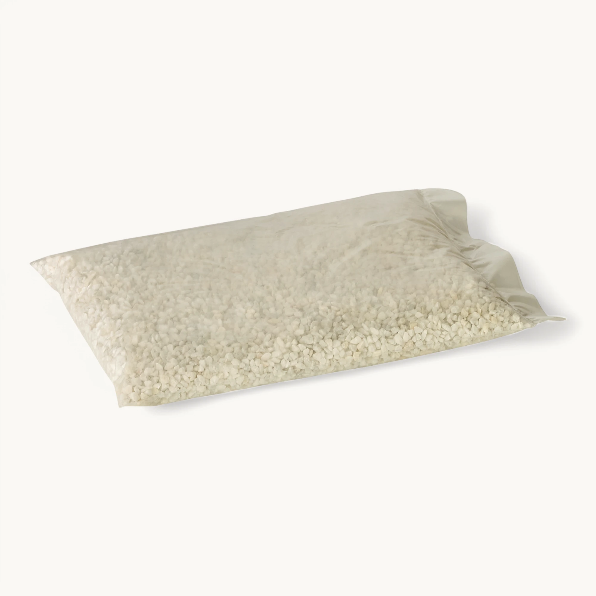 Dekogranulat Dekosteine (2-3 mm), 1 kg, Farbe weiß, wasserfest, staubfrei