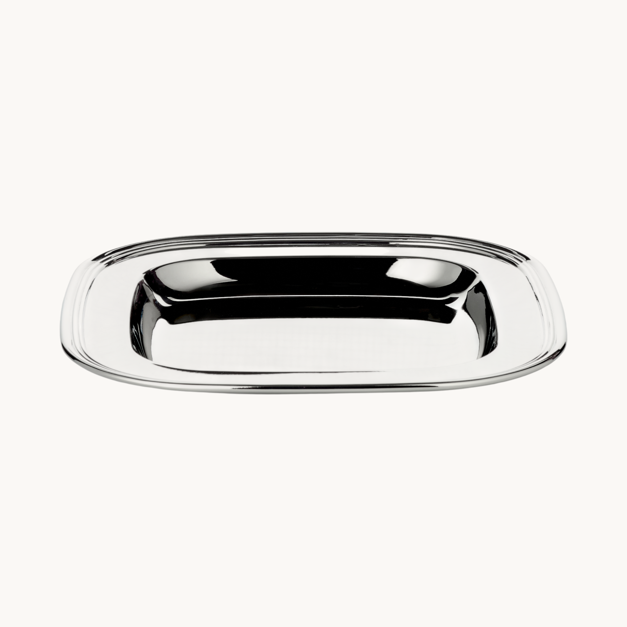 Tablett Marlo (19,5 x 19,5 cm), versilbert