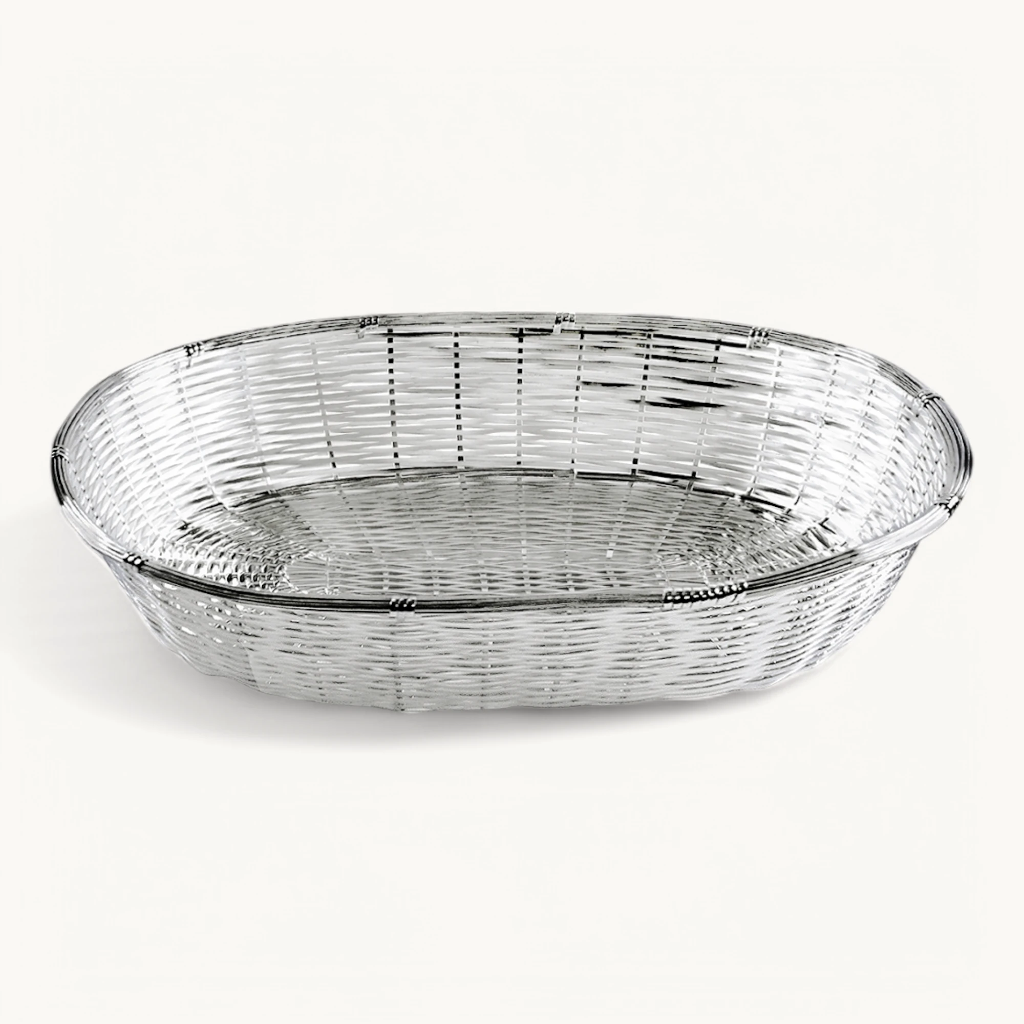 Brotkorb Basket (21x30cm), oval, edel versilbert, anlaufgeschützt