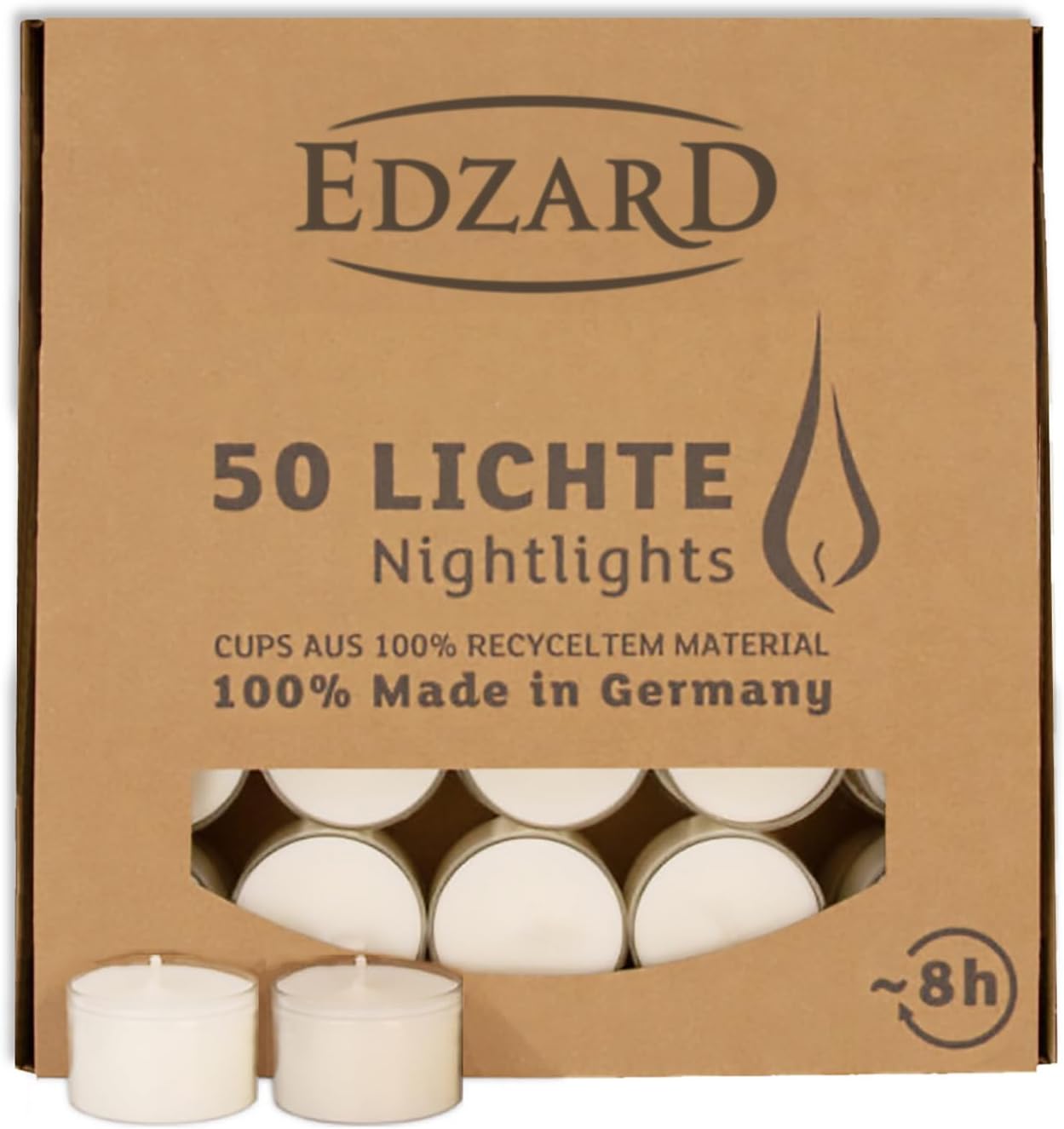 Pajoma geurloze waxinelichtjes, 200 stuks, brandduur is 8 uur, horeca Pajoma geurloze waxinelichtjes, 200 stuks, brandduur is 8 uur, horeca