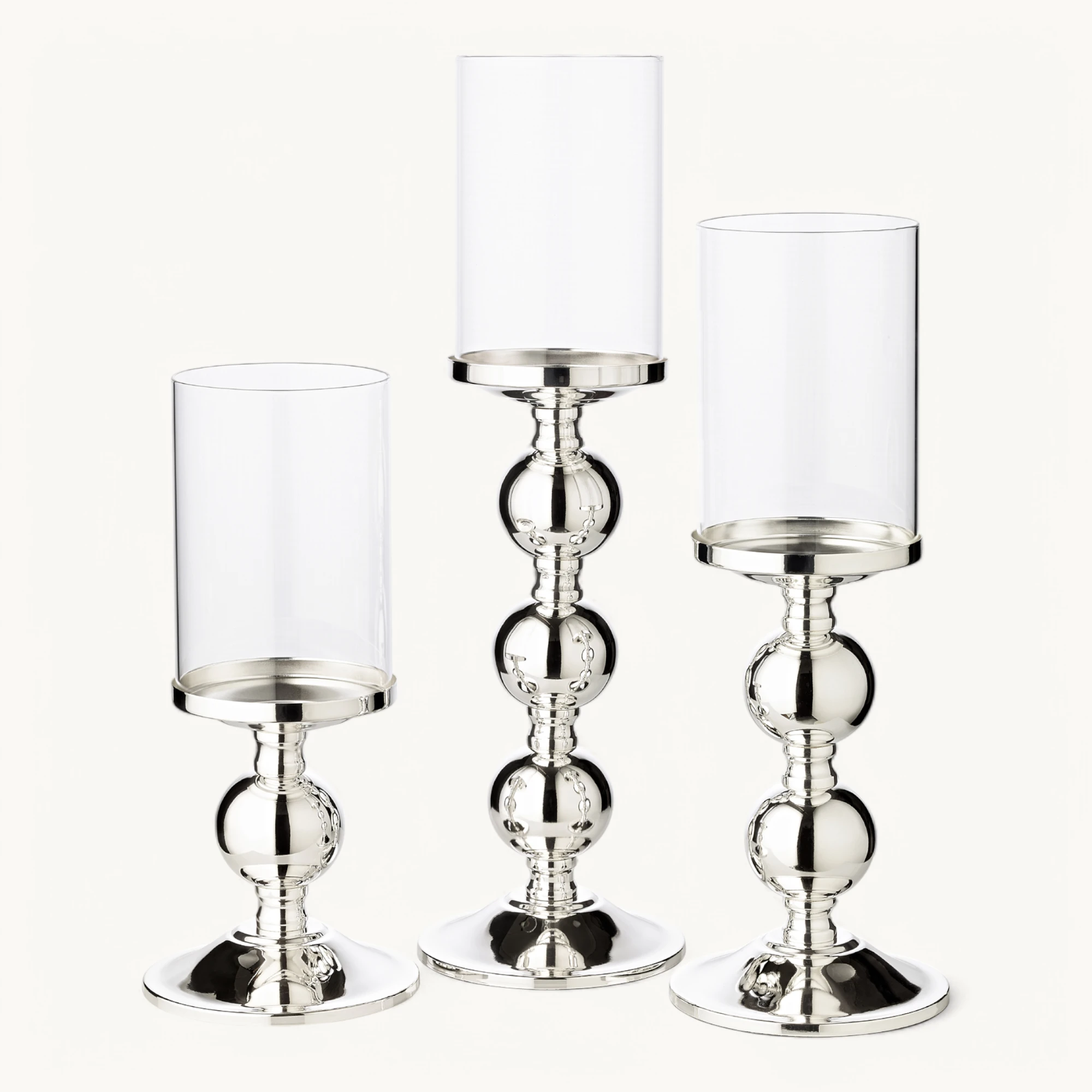 Kerzenleuchter Bamboo (Höhe 28,5 cm), edel versilbert Kerzenleuchter Bamboo (Höhe 28,5 cm), edel versilbert