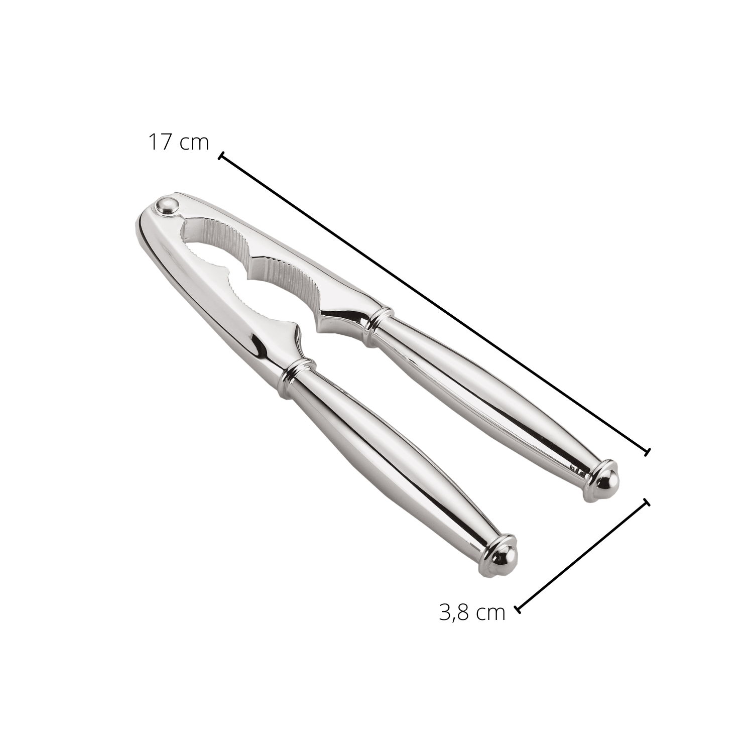 2. Wahl Nussknacker Carlton, klassische Form, edel versilbert, Länge 17 cm