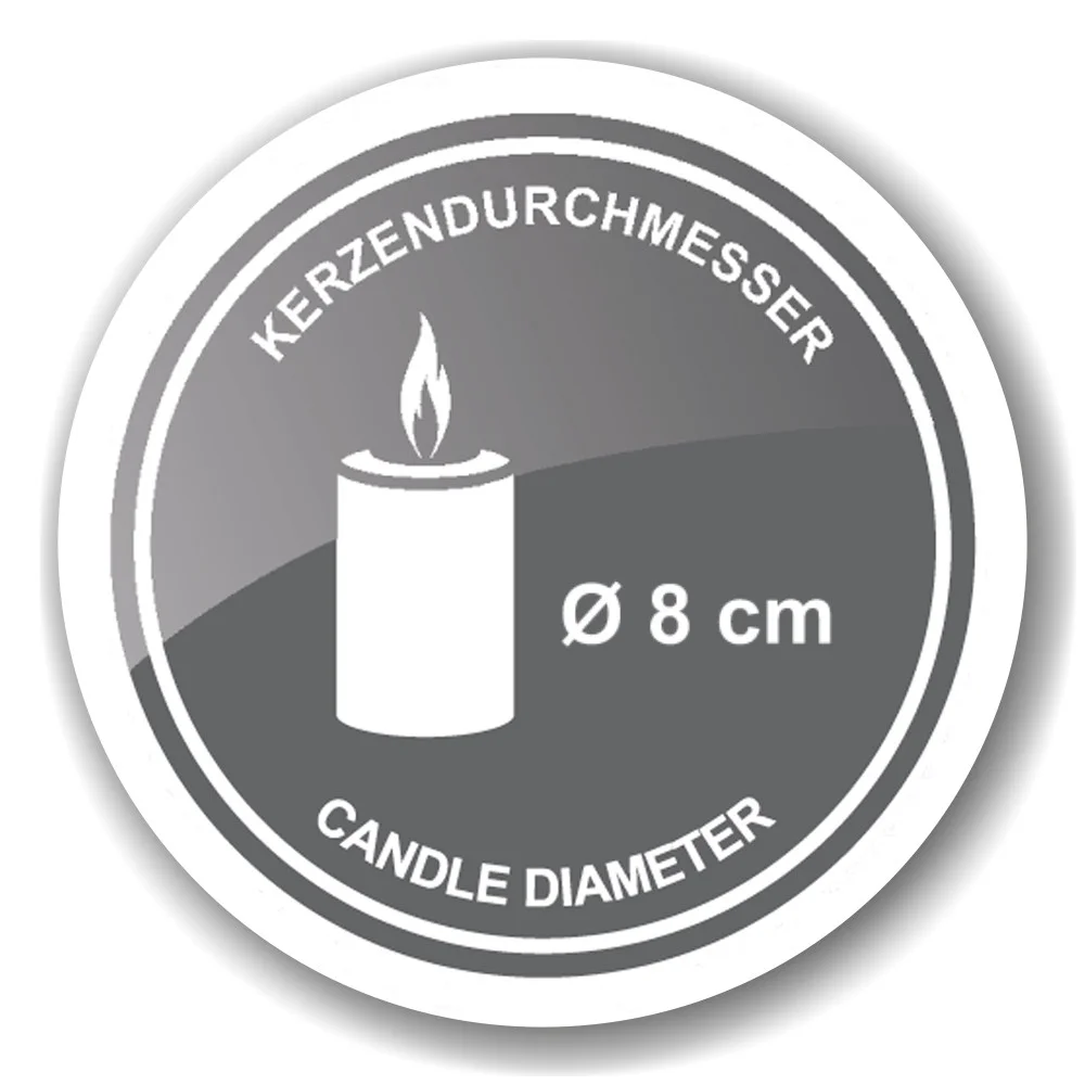 Adventskranz Milano, Edelstahl vernickelt silberfarben, AST-Design, moderner Kerzenhalter, perfekt für Cornelius Dauerkerzen von (Durchmesser 34 cm, inkl. 4 Teelichtkerzen) Adventskranz Milano, Edelstahl vernickelt silberfarben, AST-Design, moderner Kerzenhalter, perfekt für Cornelius Dauerkerzen von (Durchmesser 34 cm, inkl. 4 Teelichtkerzen)