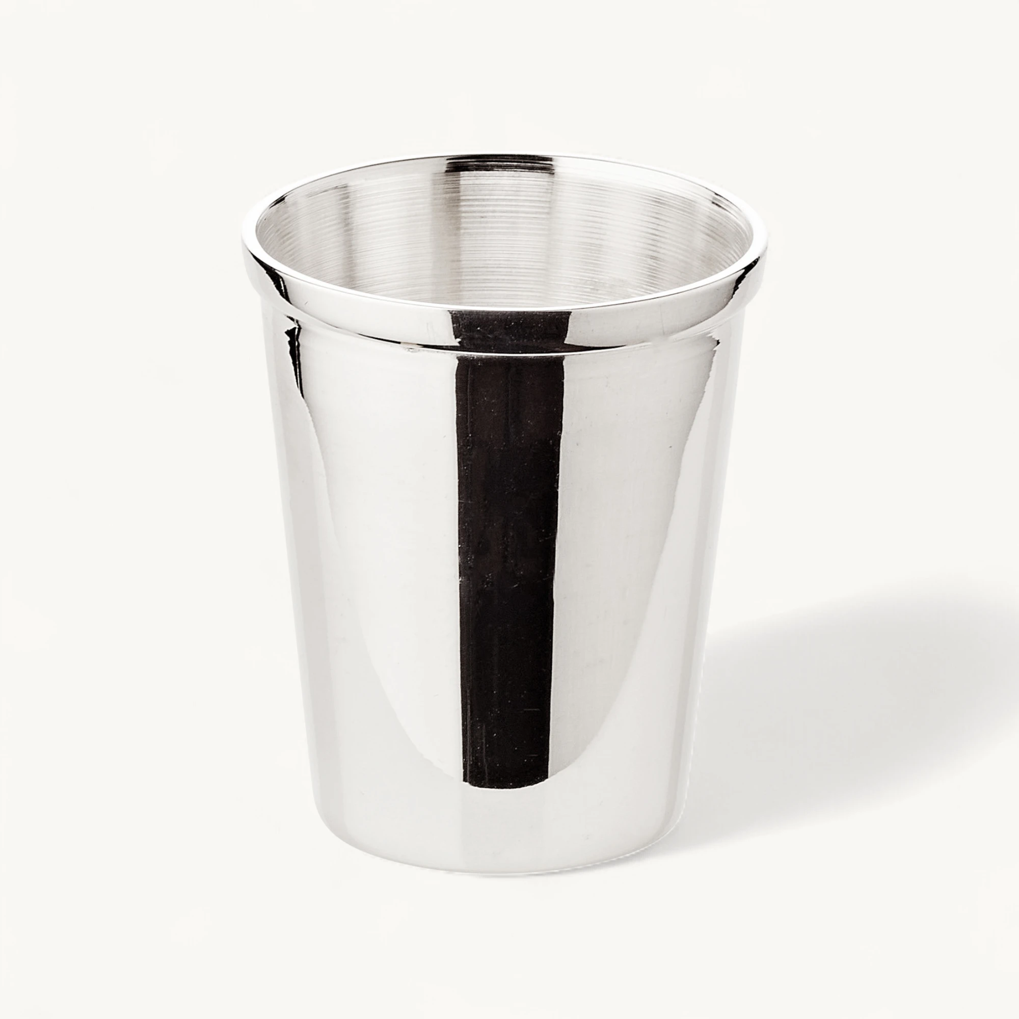 6er-Set Schnapsbecher Moya (Höhe 5 cm, Füllmenge 2 cl), inkl. Box, edel versilbert
