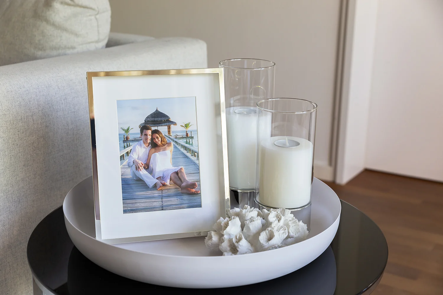 Bilderrahmen Perugia für Foto 15 x 20 cm, mit Passepartout, edel versilbert, anlaufgeschützt Bilderrahmen Perugia für Foto 15 x 20 cm, mit Passepartout, edel versilbert, anlaufgeschützt