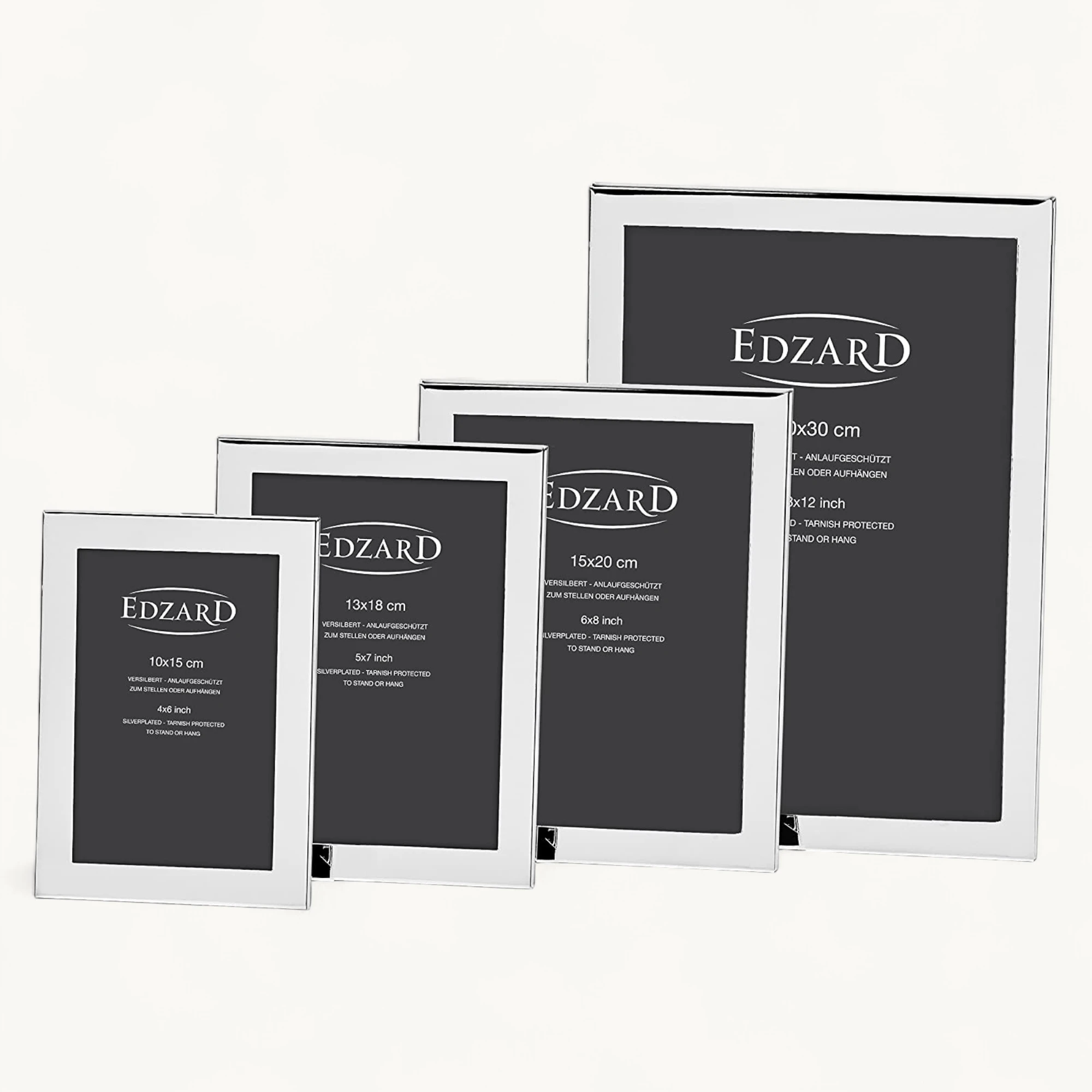 Bilderrahmen Prato (13x18 cm), edel versilbert, anlaufgeschützt, 2 Aufhänger Bilderrahmen Prato (13x18 cm), edel versilbert, anlaufgeschützt, 2 Aufhänger